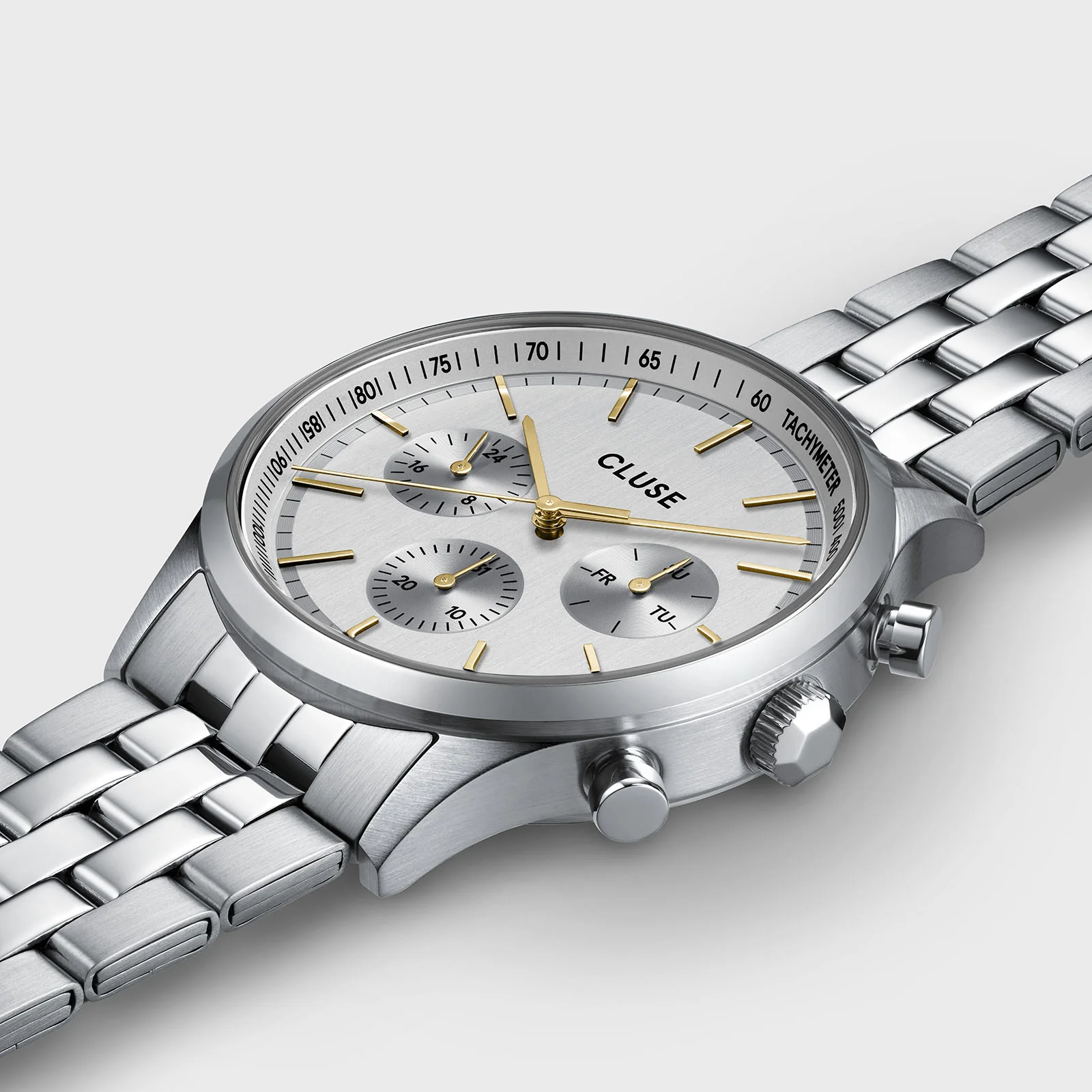 Anthéor Multifunction Watch Steel, Silver Colour, Two-Tone - Image 3