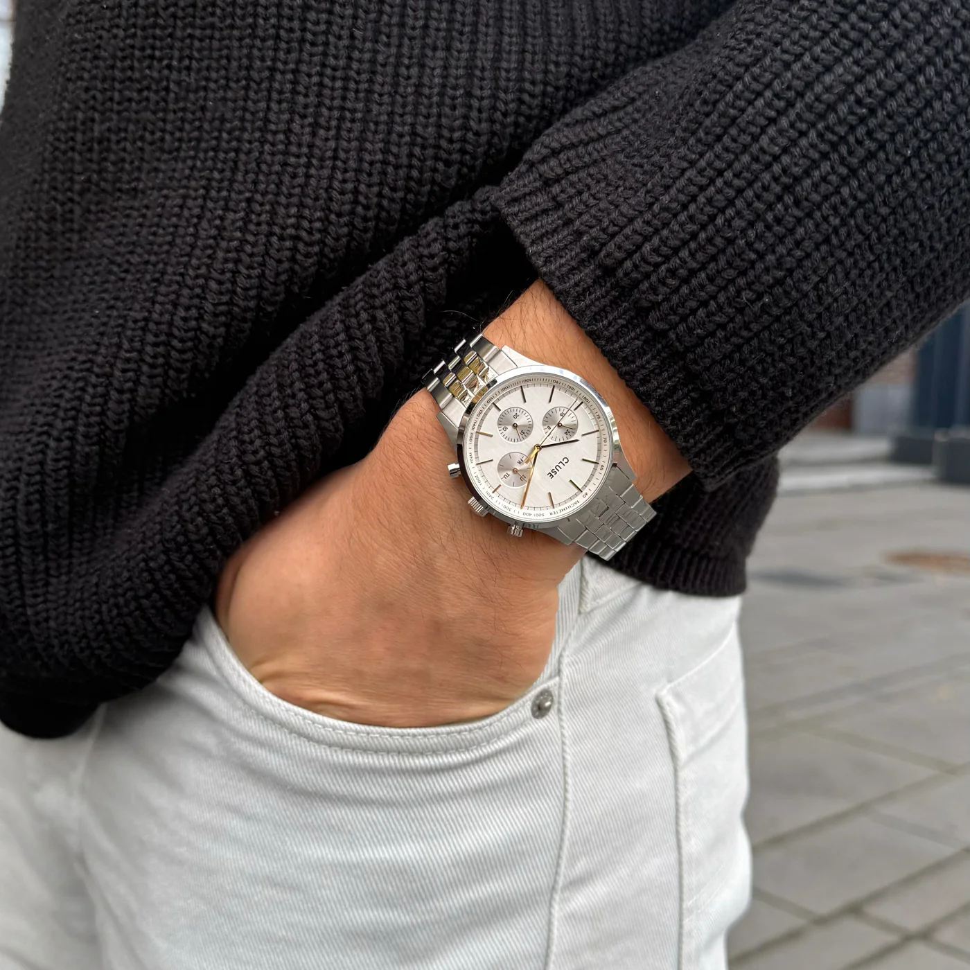 Anthéor Multifunction Watch Steel, Silver Colour, Two-Tone - Image 6