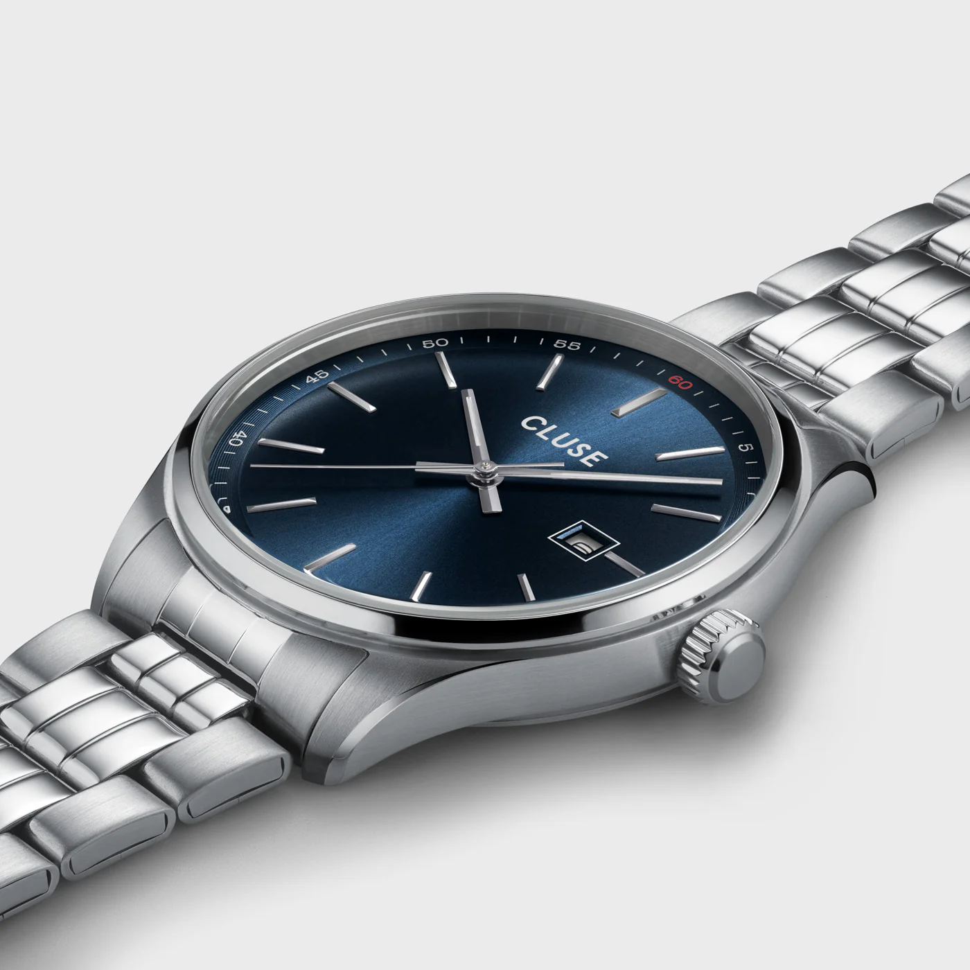 Anthéor Watch Steel Blue, Silver Colour - Image 3