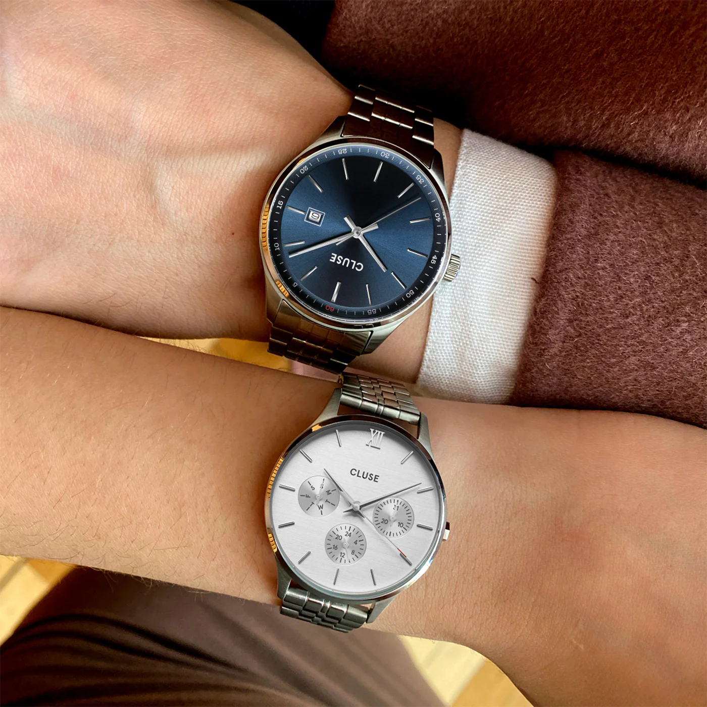 Anthéor Watch Steel Blue, Silver Colour - Image 9