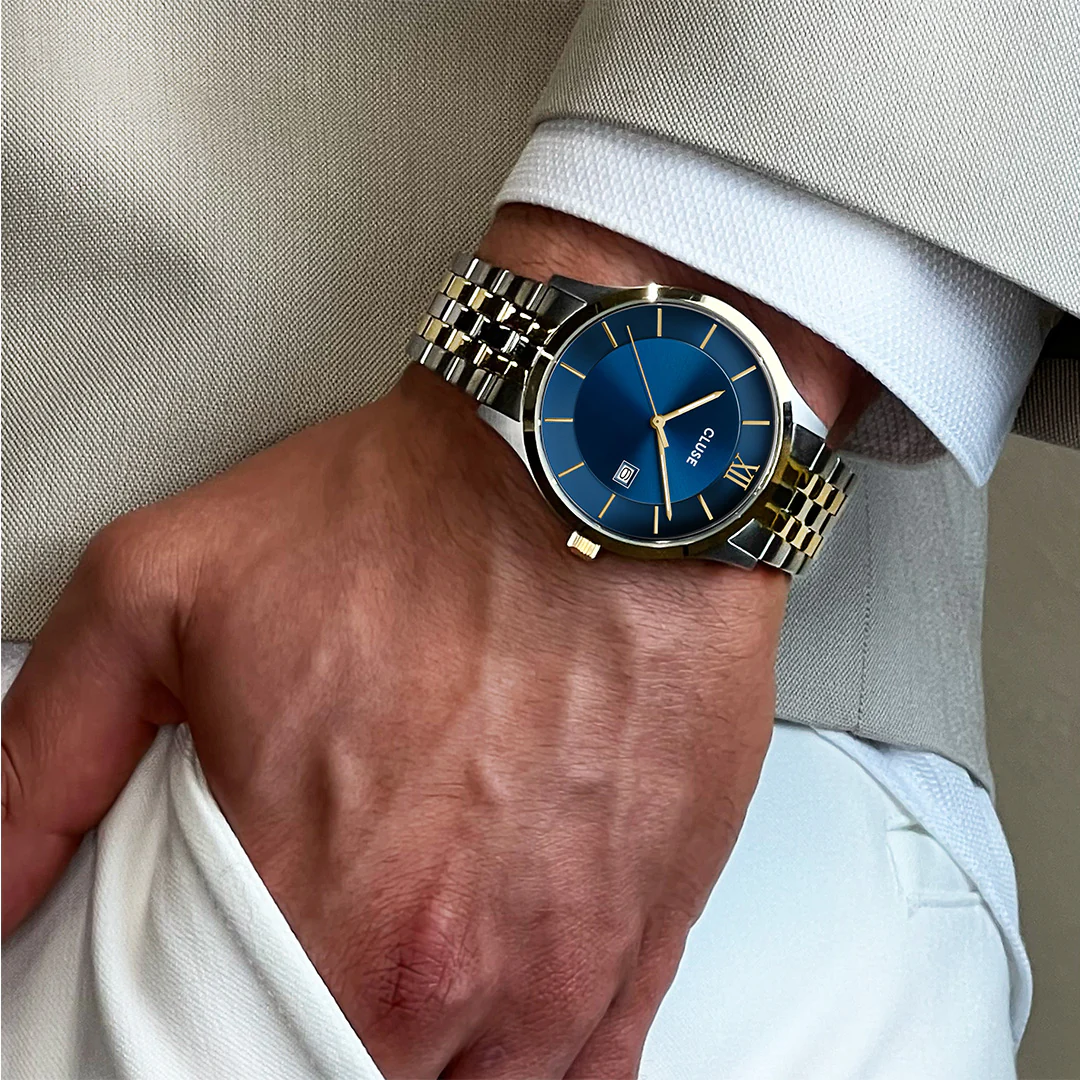 Aravis 3-Hand Watch Steel, Blue, Two-Tone - Image 5