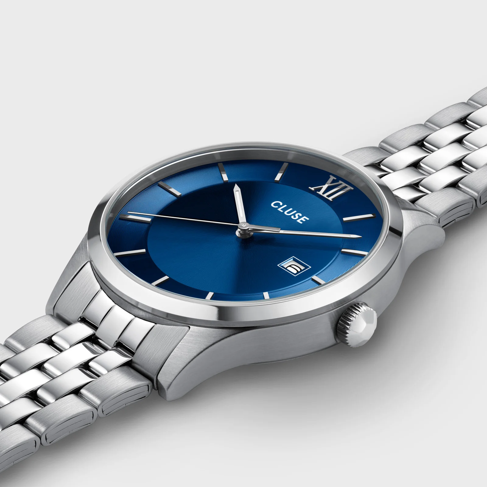 Aravis 3-Hand Watch Steel, Blue, Silver Colour - Image 3