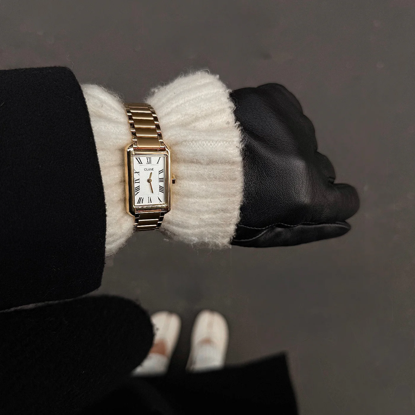 Belisenna Watch Steel, White, Gold Colour - Image 9
