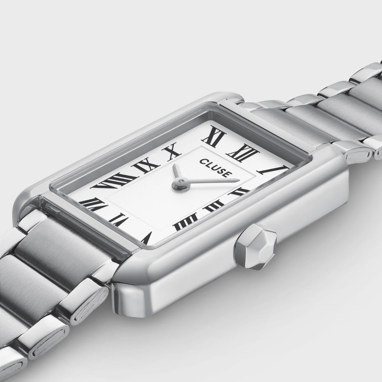 Belisenna Watch Steel, White, Silver Colour - Image 3