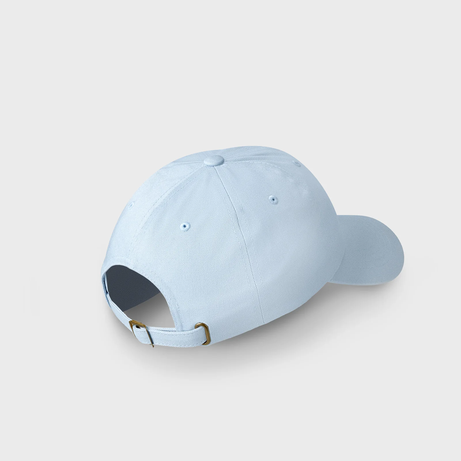 Cap Light Blue, Grey Logo - Image 3