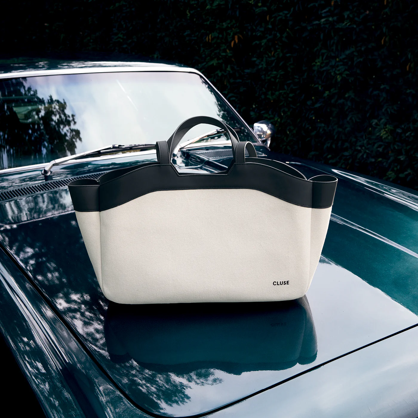 Tote Bag, Beige, Black Colour - Image 9