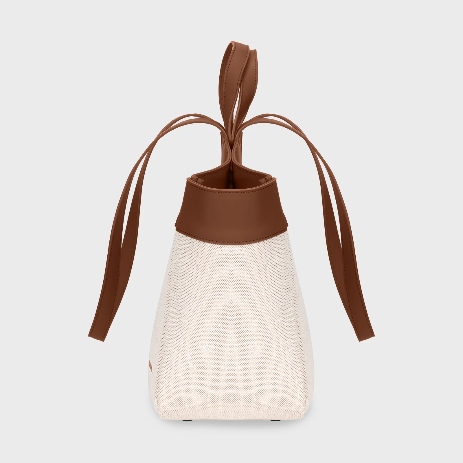 Tote Bag, Beige, Brown Colour - Image 3