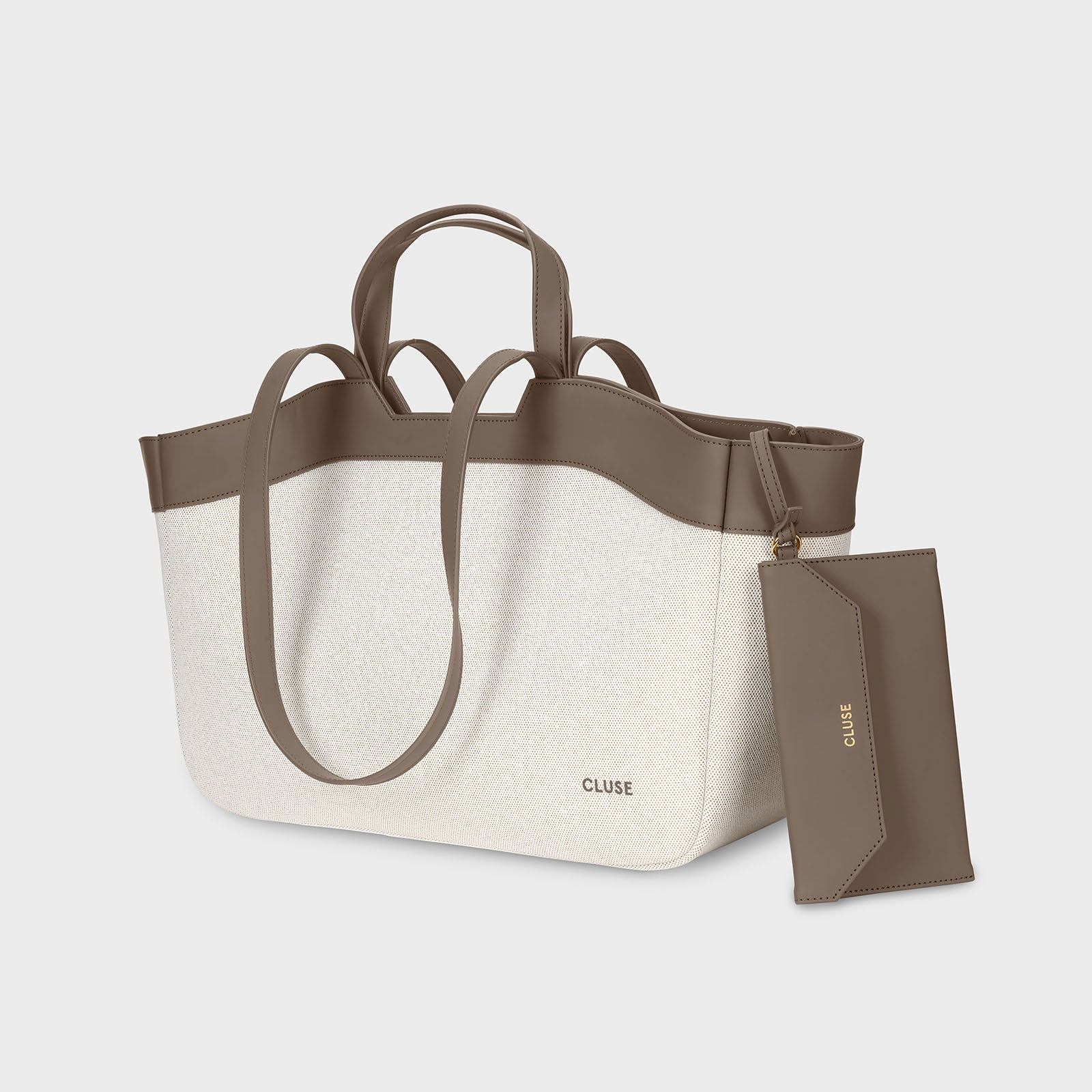 Tote Bag, Beige, Olive Colour - Image 4