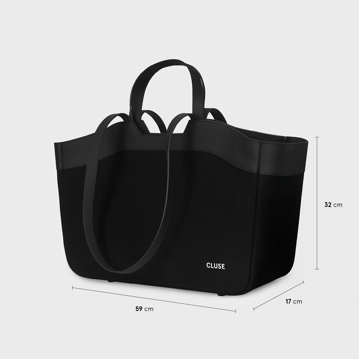 Tote Bag, Full Black Colour - Image 7