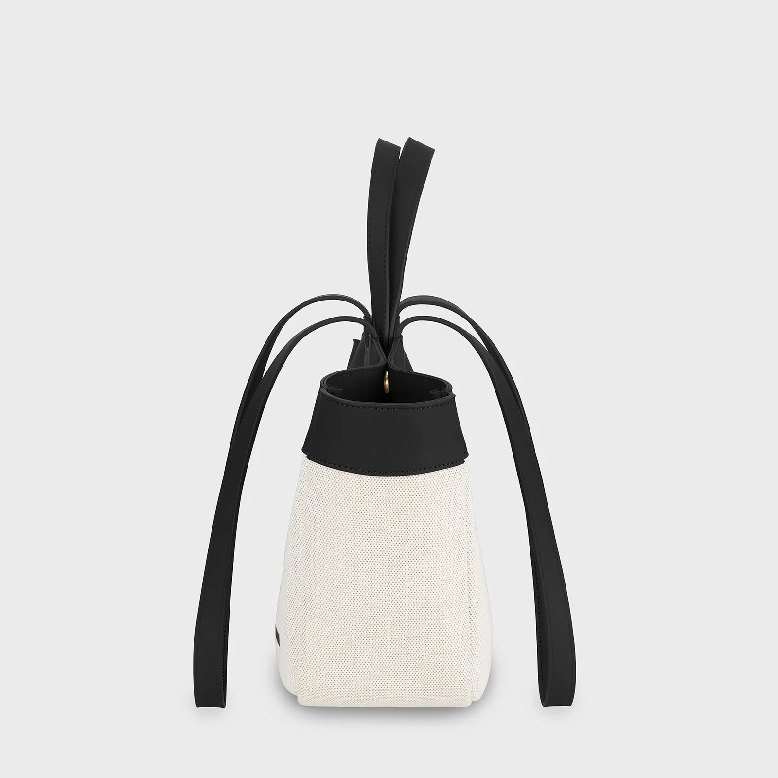Tote Bag Petite, Beige, Black Colour - Image 3