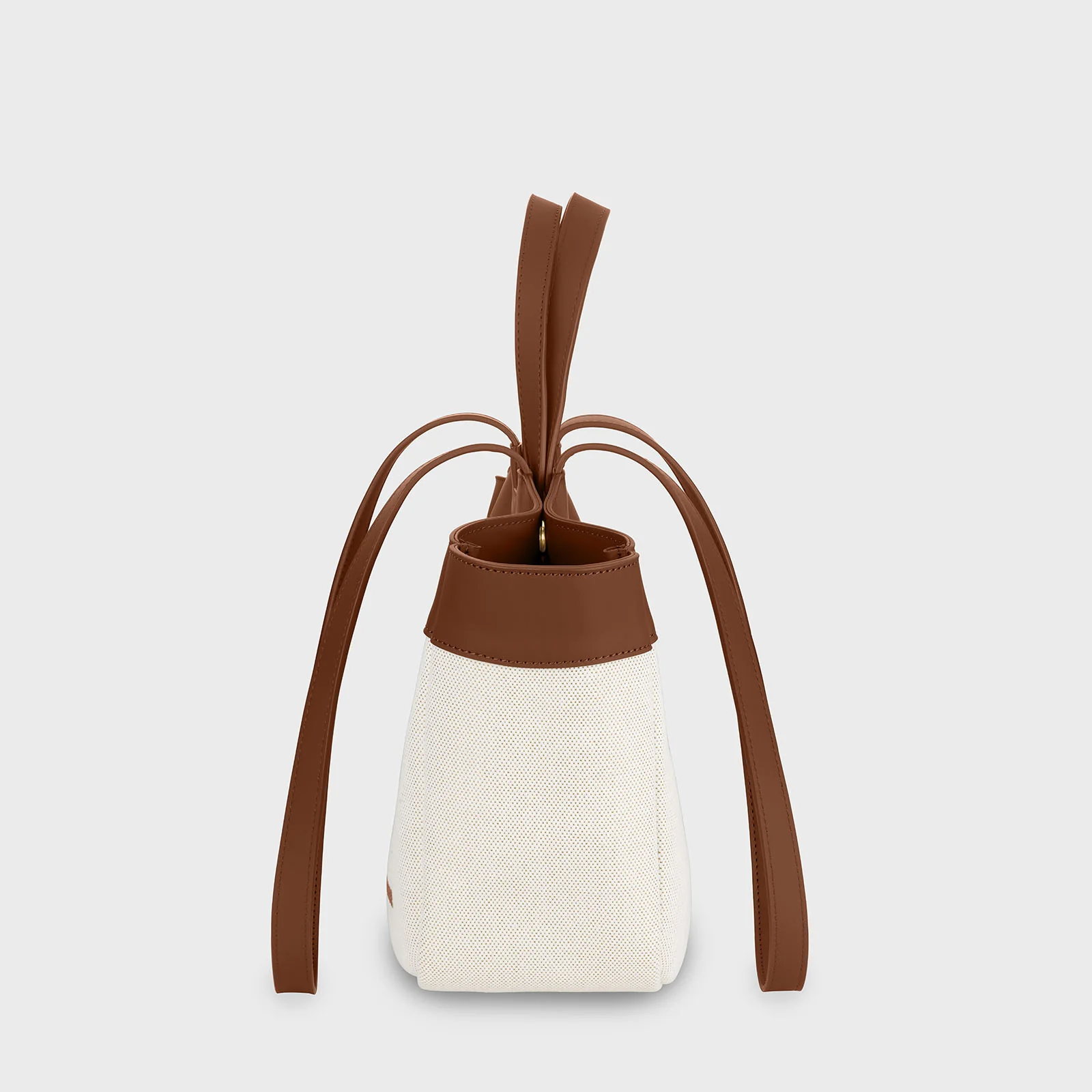 Tote Bag Petite, Beige, Brown Colour - Image 3