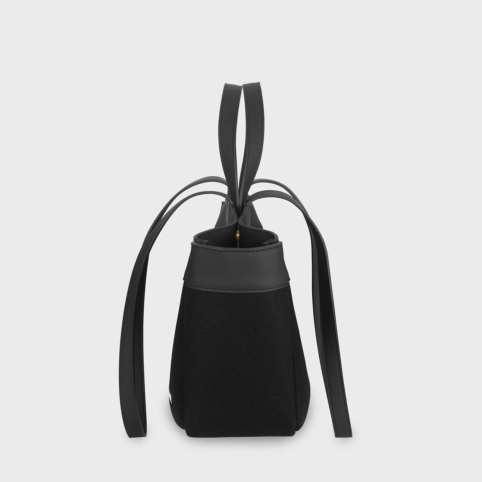 Tote Bag Petite, Full Black Colour - Image 3