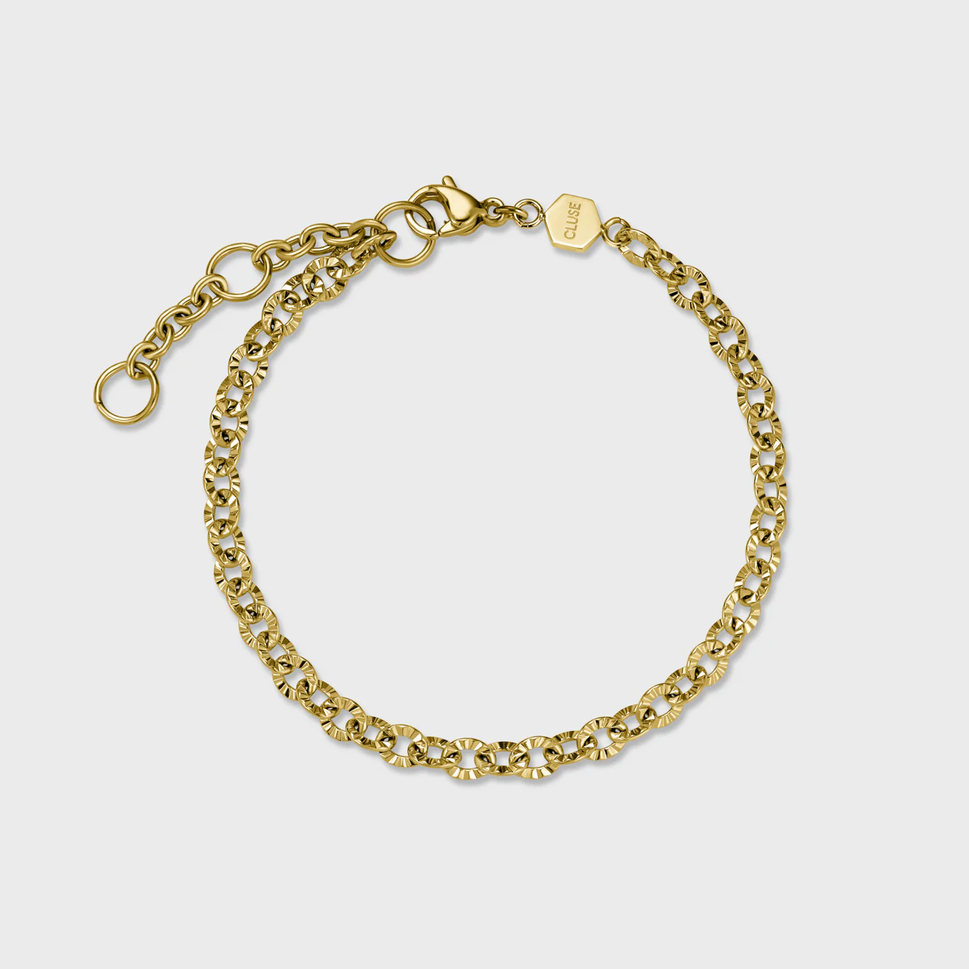 Gift Box Essentielle Shiny Bracelet and Snake Necklace, Silver and Gold Colour - Image 4