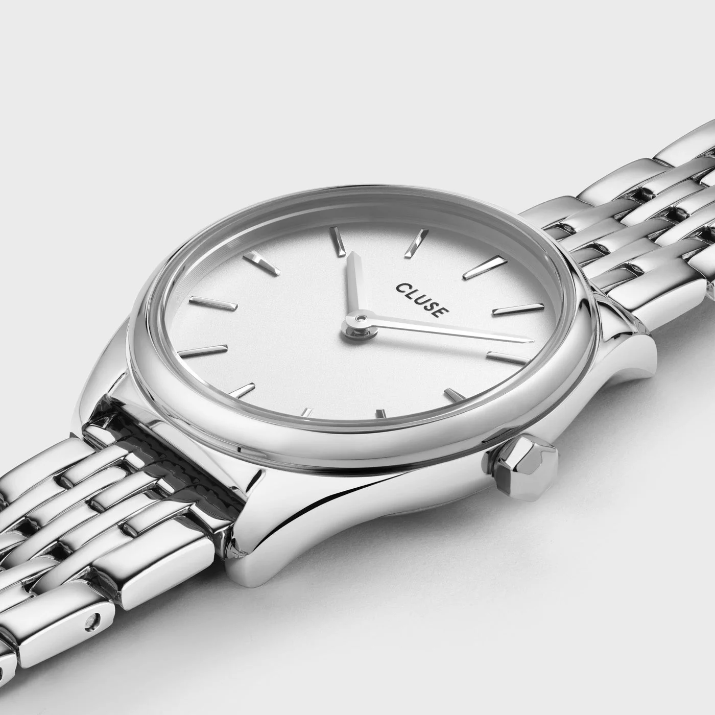 Féroce Mini Watch Steel White, Silver Colour - Image 3