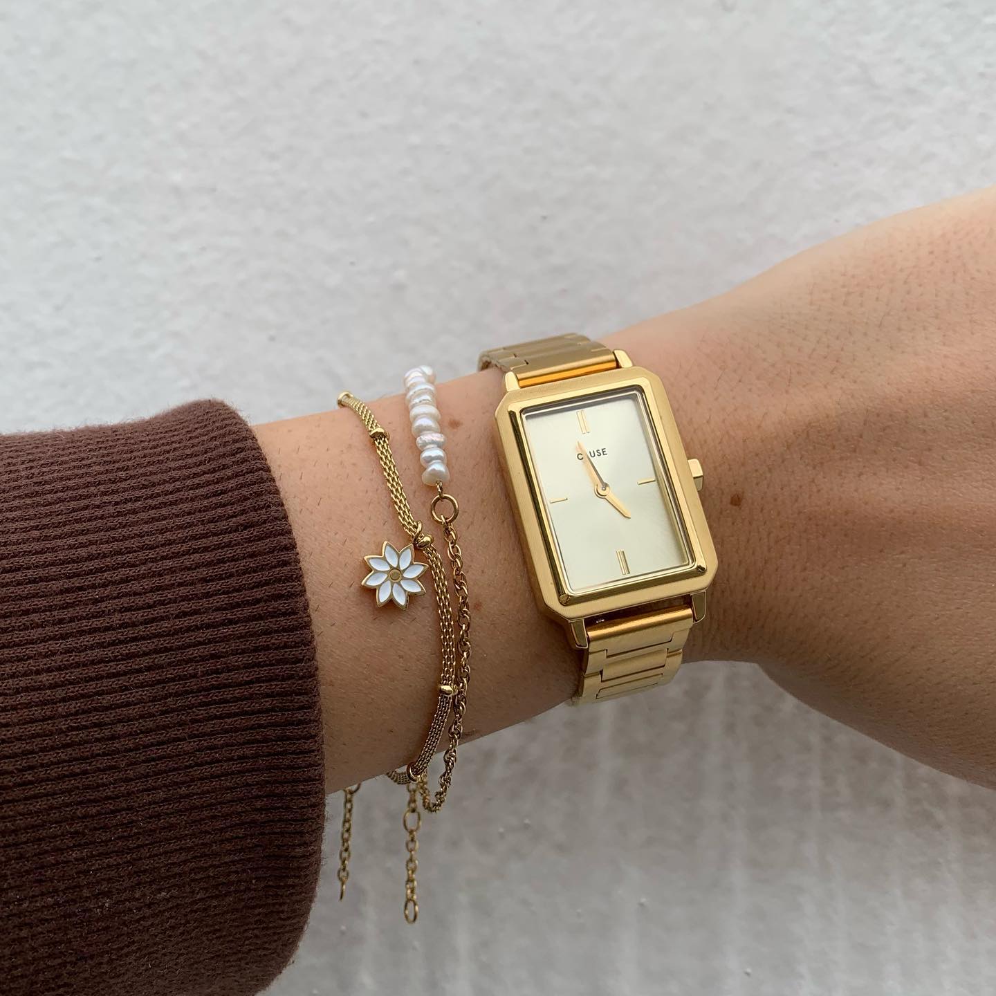Fluette Watch Steel, Full Gold Colour - Image 7