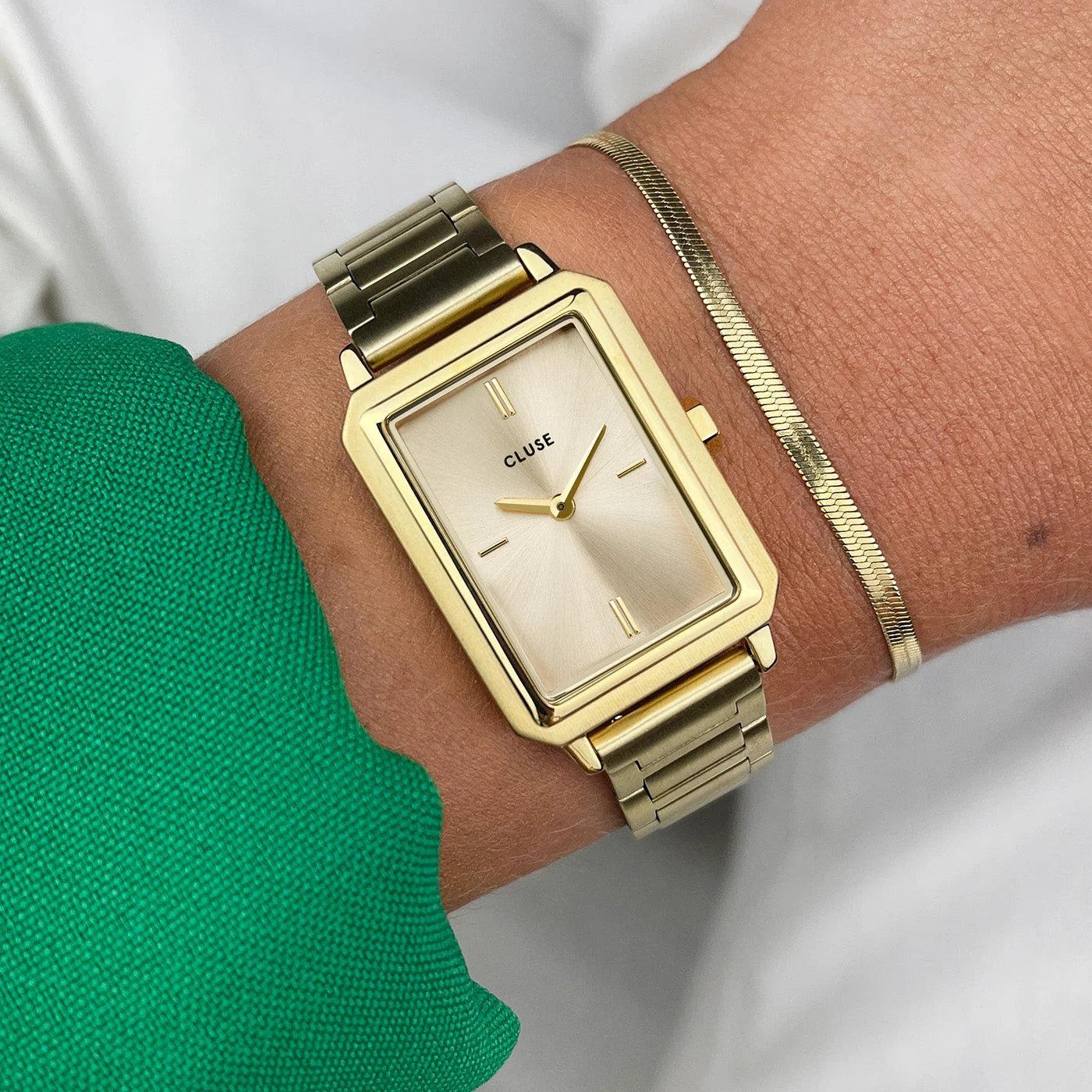 Fluette Watch Steel, Full Gold Colour - Image 8