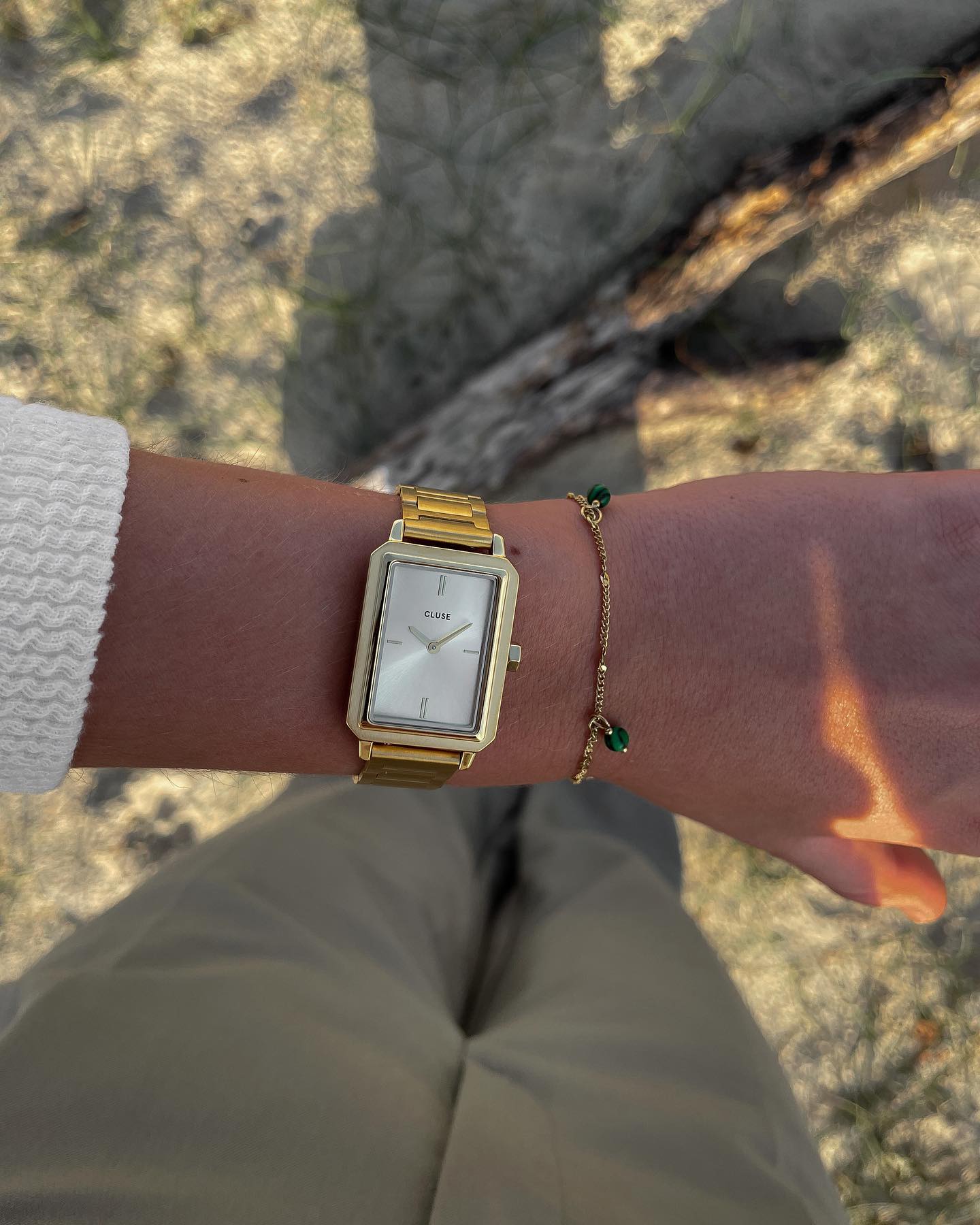 Fluette Watch Steel, Full Gold Colour - Image 9