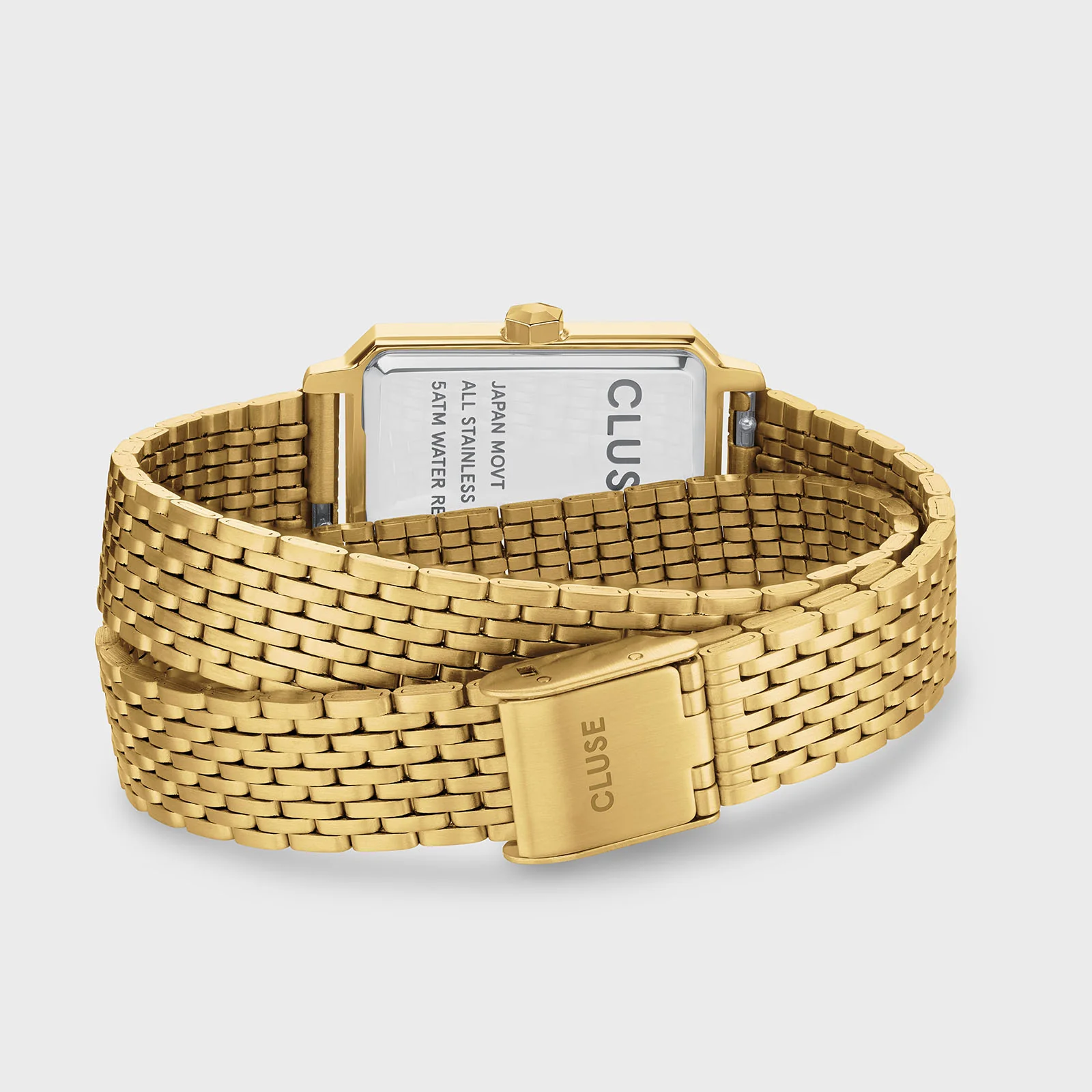 Fluette Watch Double Steel, Wine, Gold Colour - Image 4