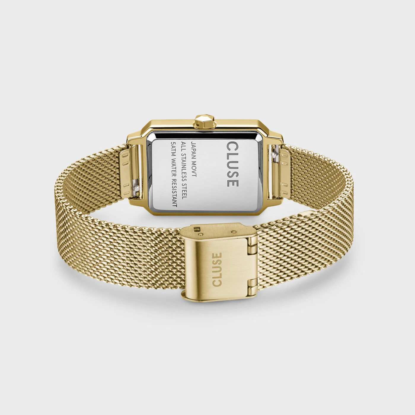 Fluette Watch Mesh White, Gold Colour - Image 4
