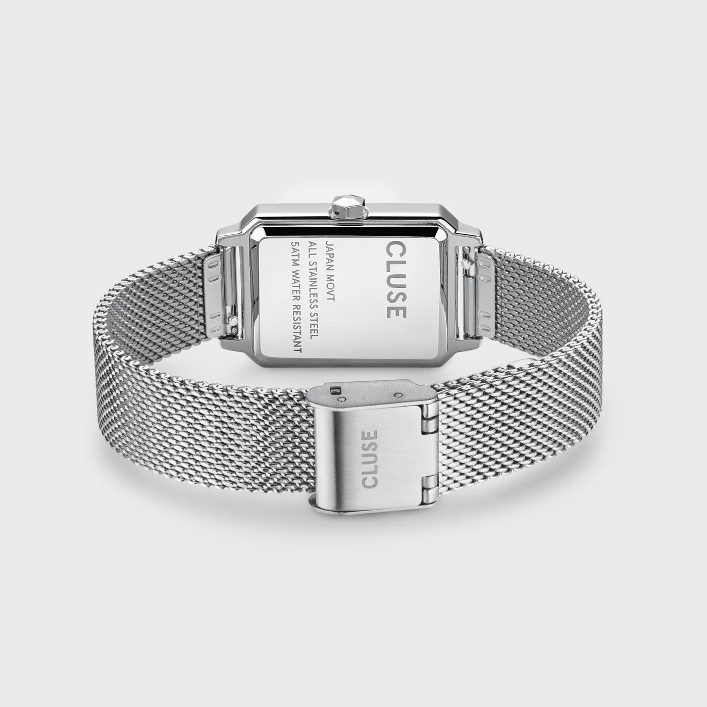 Fluette Watch Mesh White, Silver Colour - Image 4