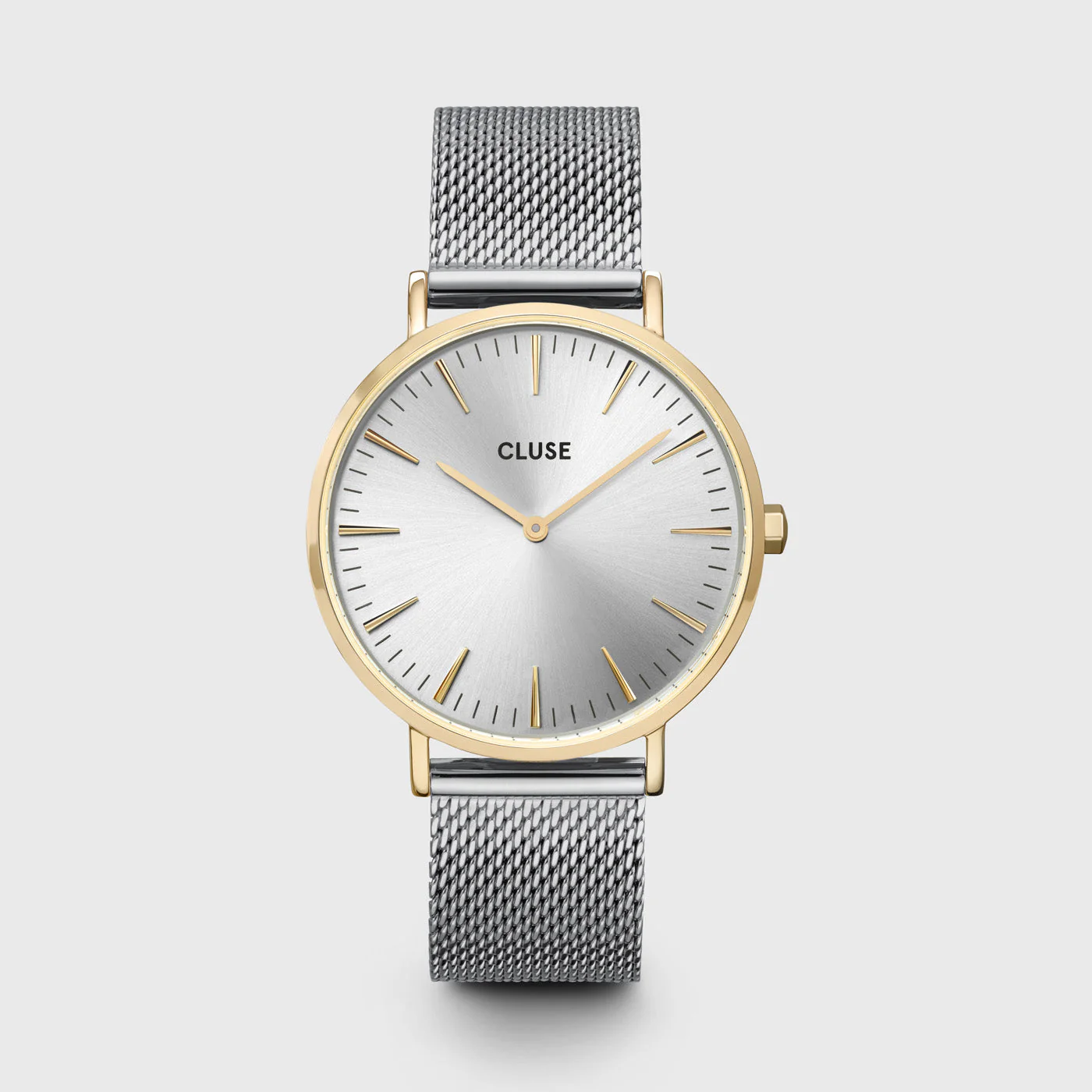Gift Box Boho Chic Watch Mesh, Two-Tone & Mixed Chain Pearl Bracelet, Gold Colour - Image 3