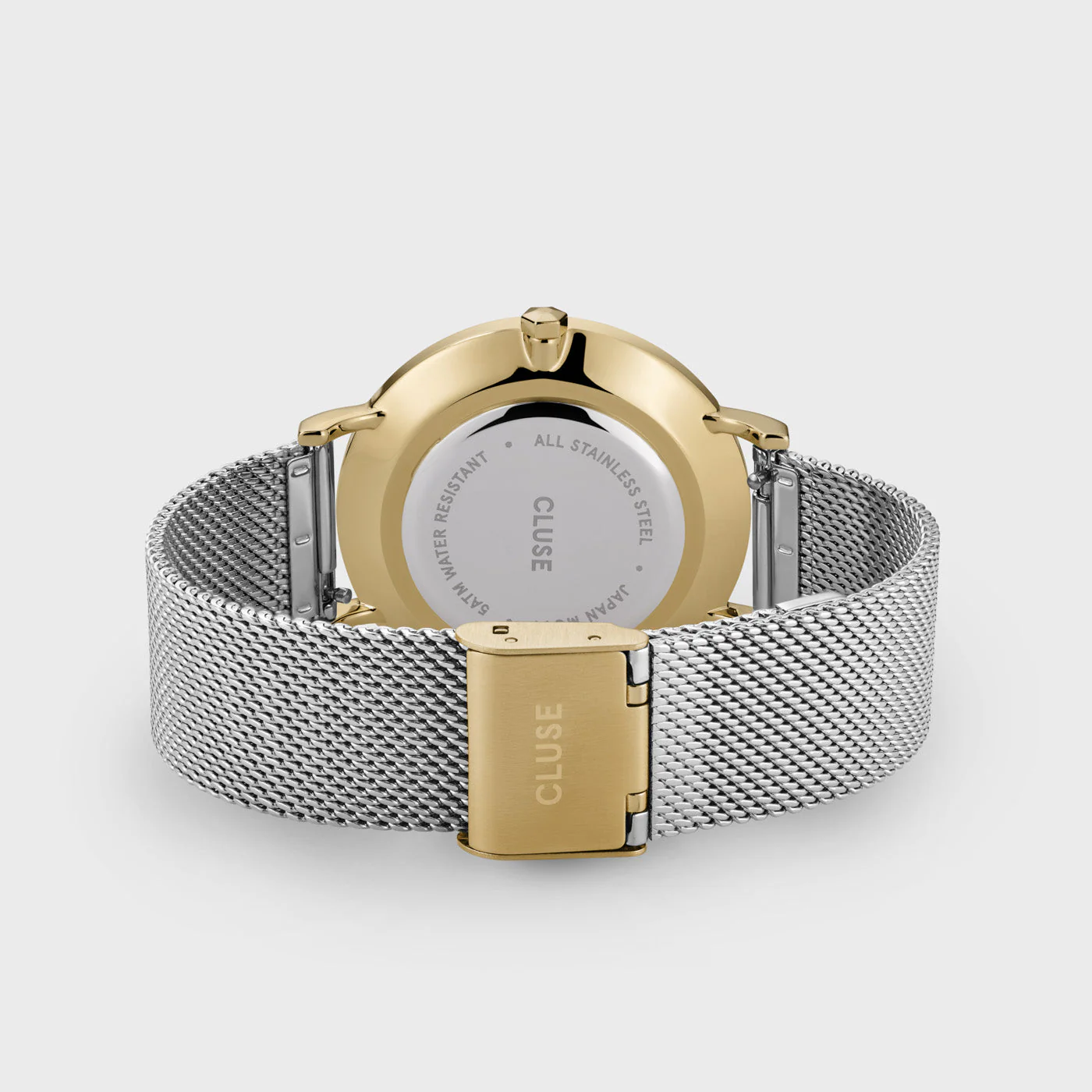 Gift Box Boho Chic Watch Mesh, Two-Tone & Mixed Chain Pearl Bracelet, Gold Colour - Image 5