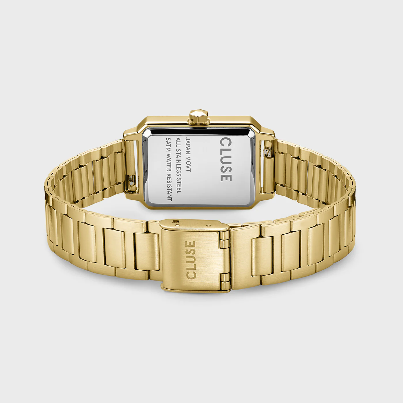 Gift Box Fluette Watch Steel, Green & Round Chain Bracelet, Gold Colour - Image 5