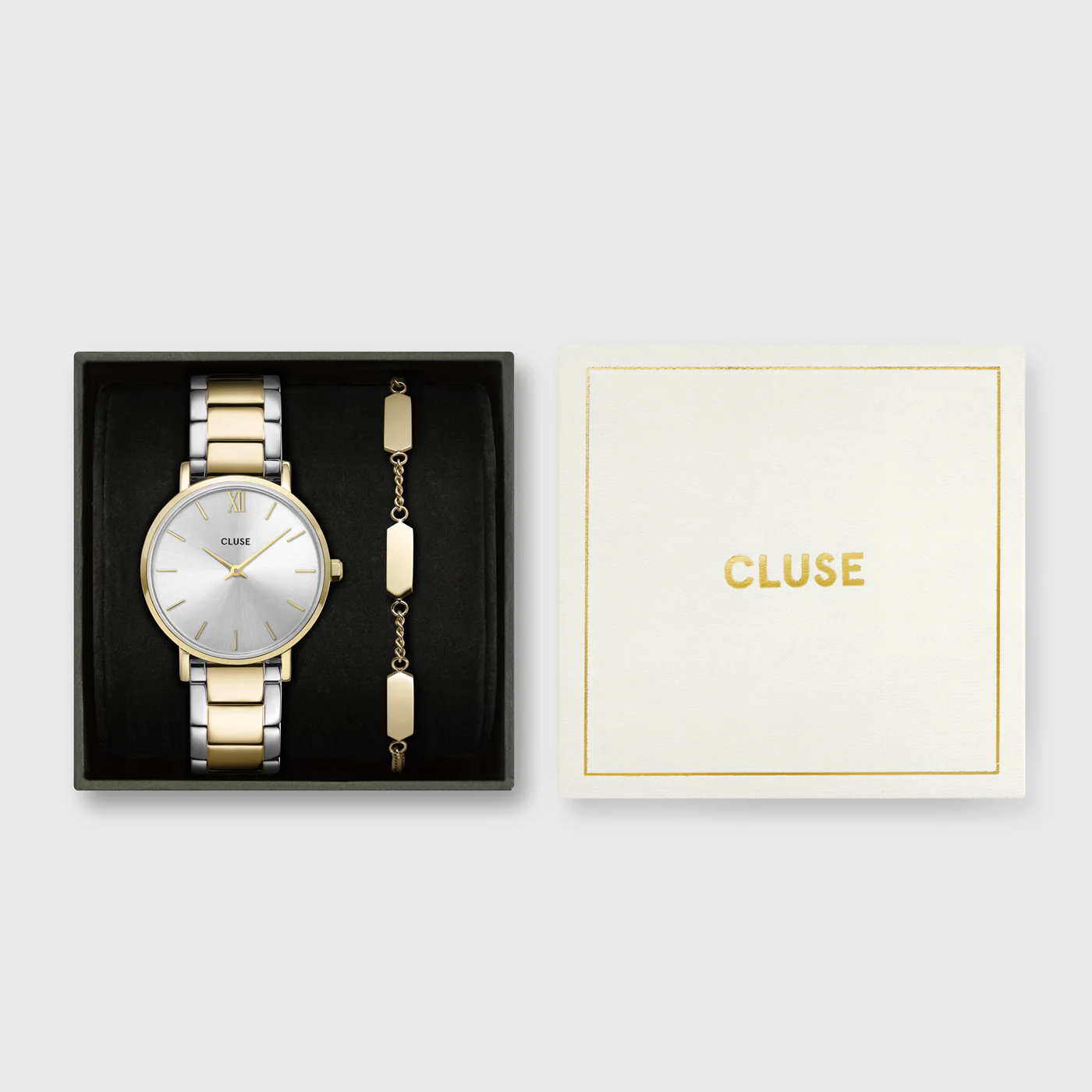 Gift Box Minuit Watch Steel, Two-Tone & Bracelet, Gold Colour - Image 6