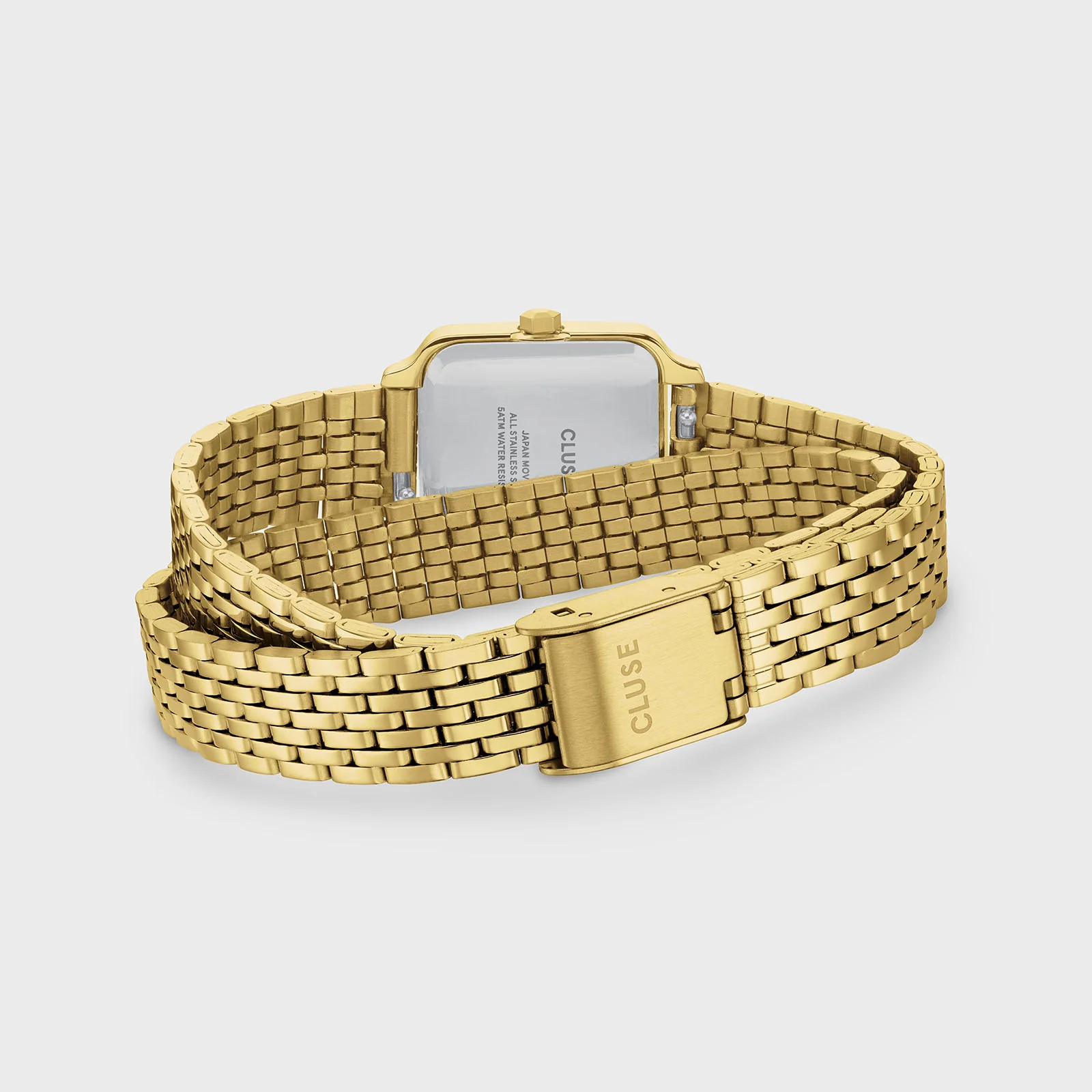 Gracieuse Mini Watch Double Steel, Forest Green, Gold Colour - Image 4