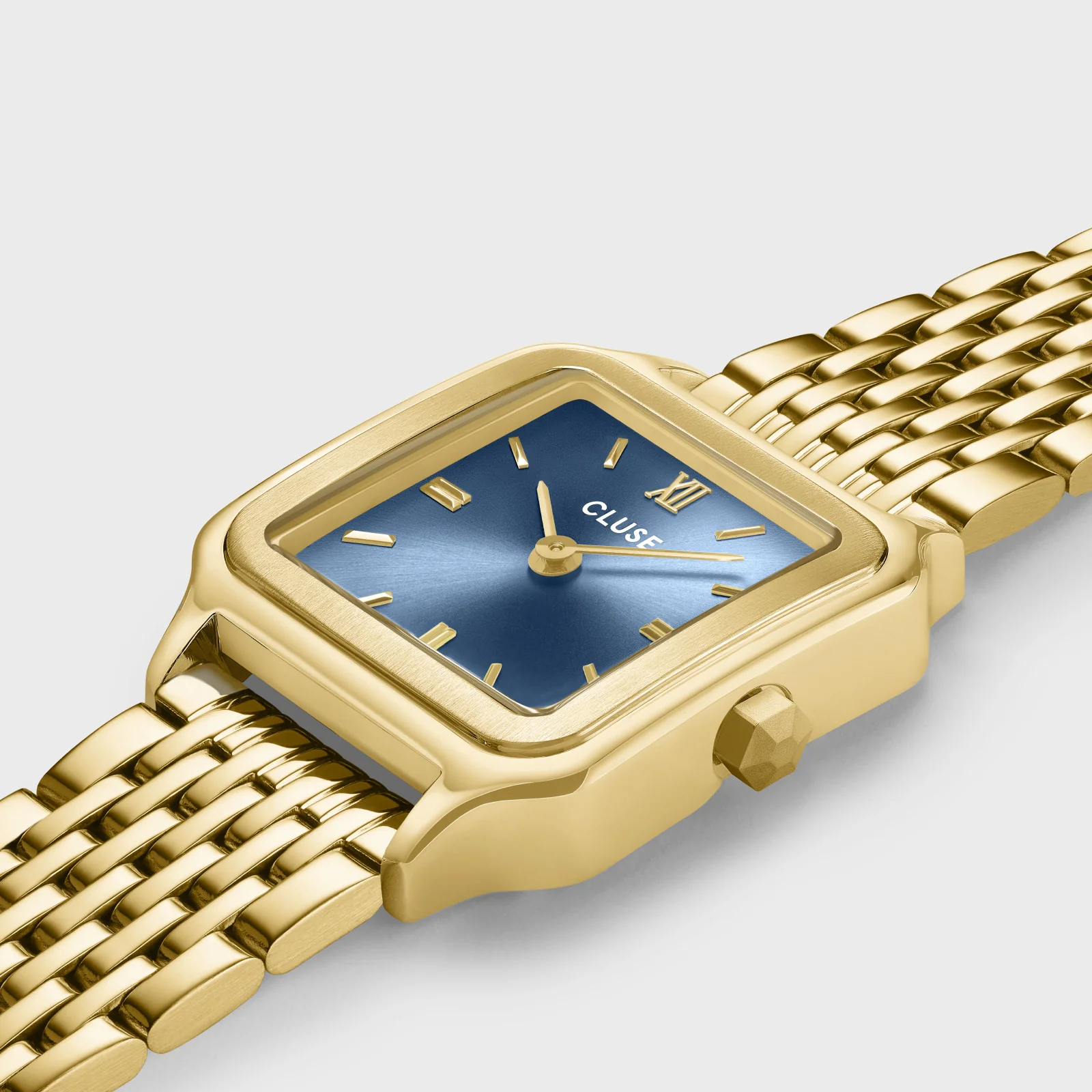 Gracieuse Petite Watch Double Steel, Kyanite Blue, Gold Colour - Image 3