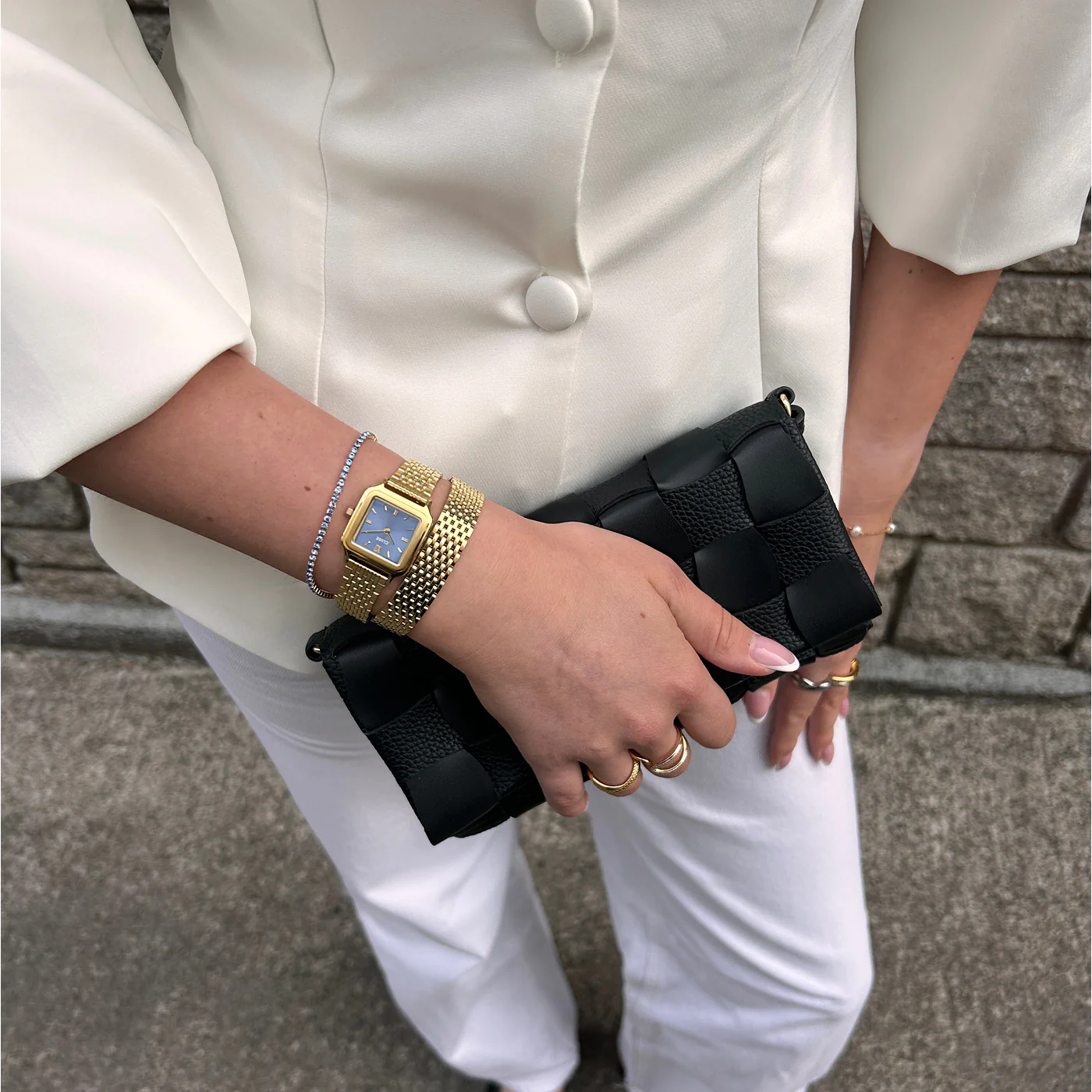 Gracieuse Petite Watch Double Steel, Kyanite Blue, Gold Colour - Image 9