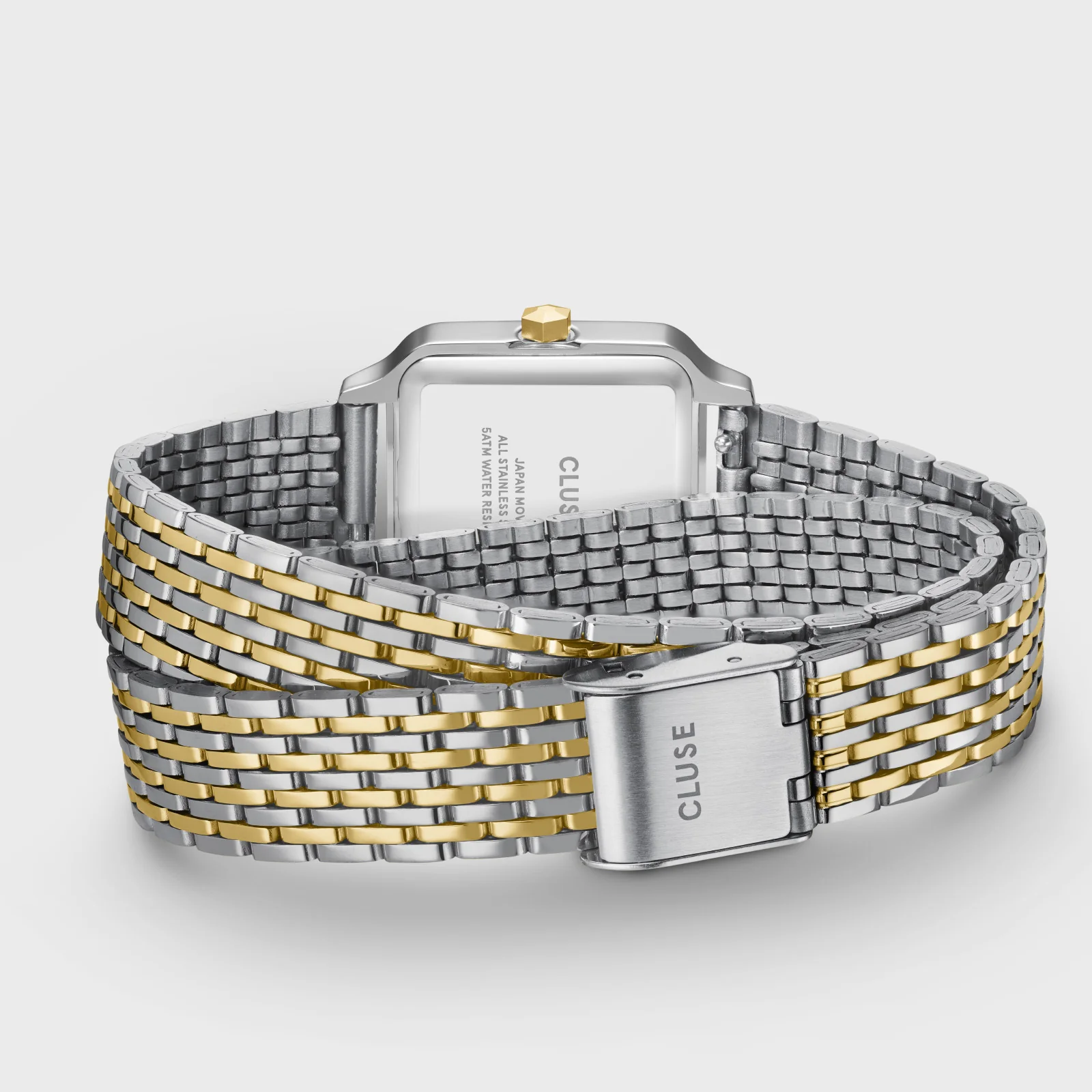 Gracieuse Petite Watch Double Steel, White, Two-tone - Image 4