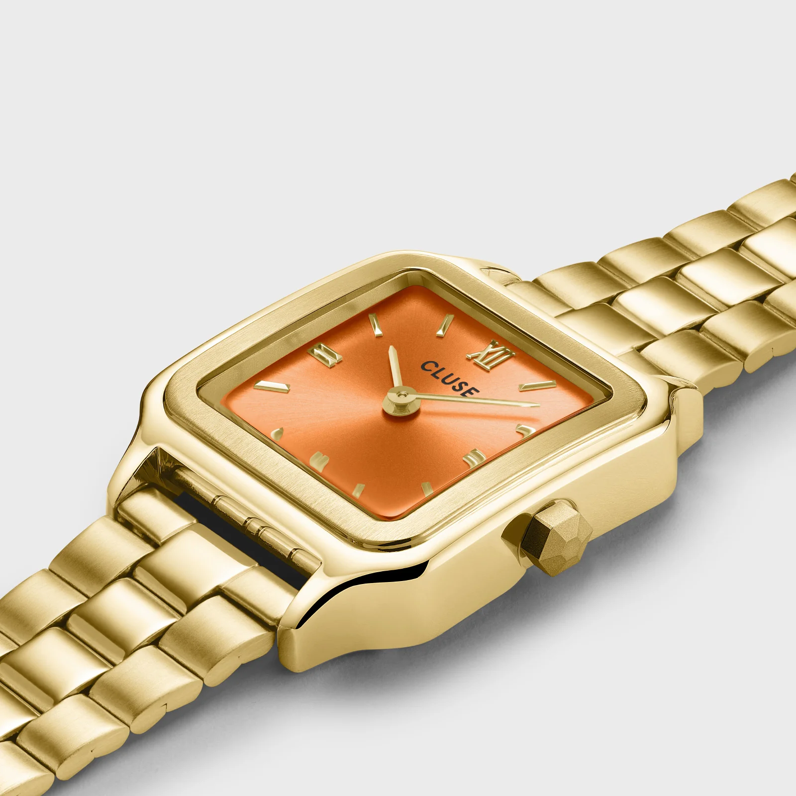 Gracieuse Petite Watch Steel, Apricot, Gold Colour - Image 3