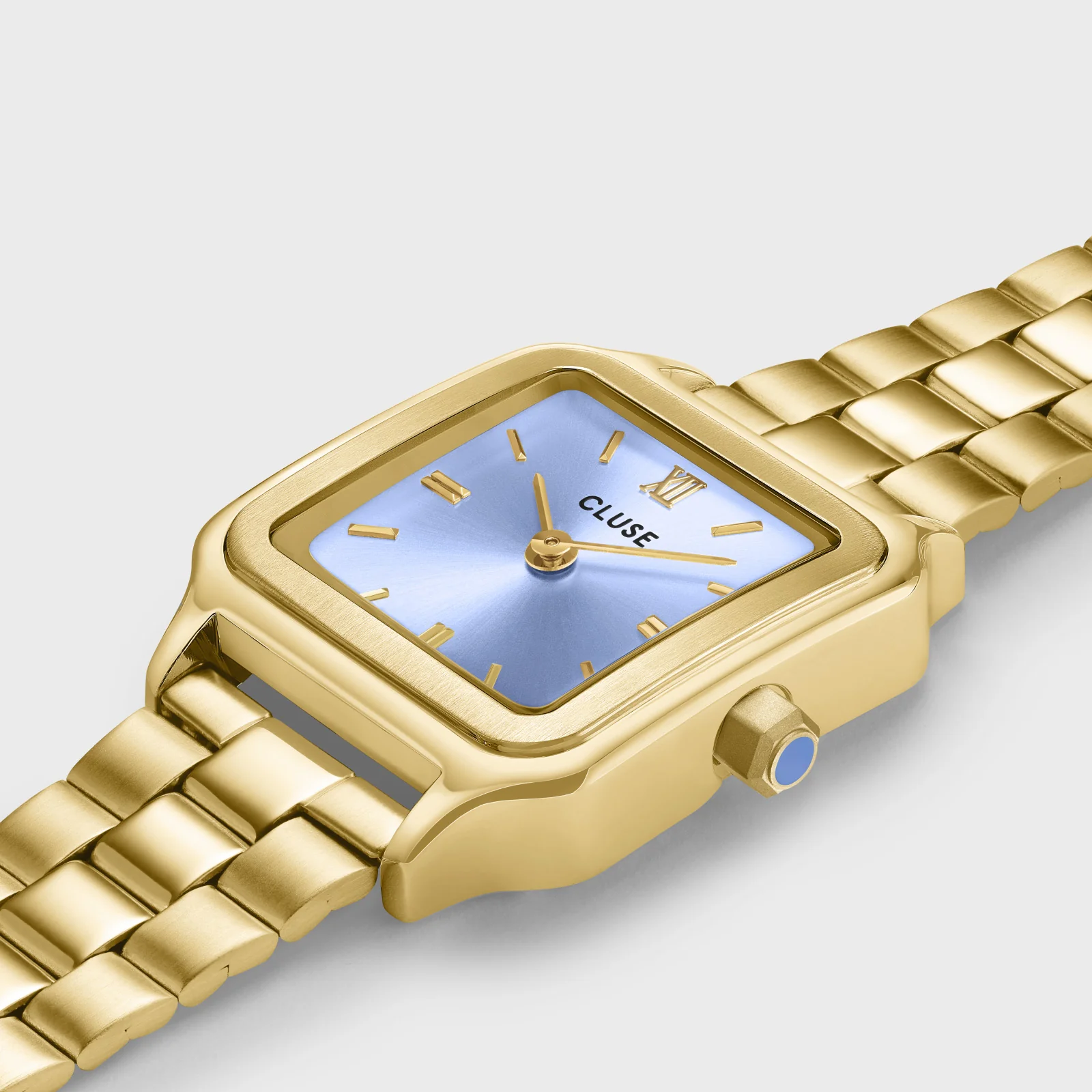 Gracieuse Petite Watch Steel, Frosted Lilac, Gold Colour - Image 3