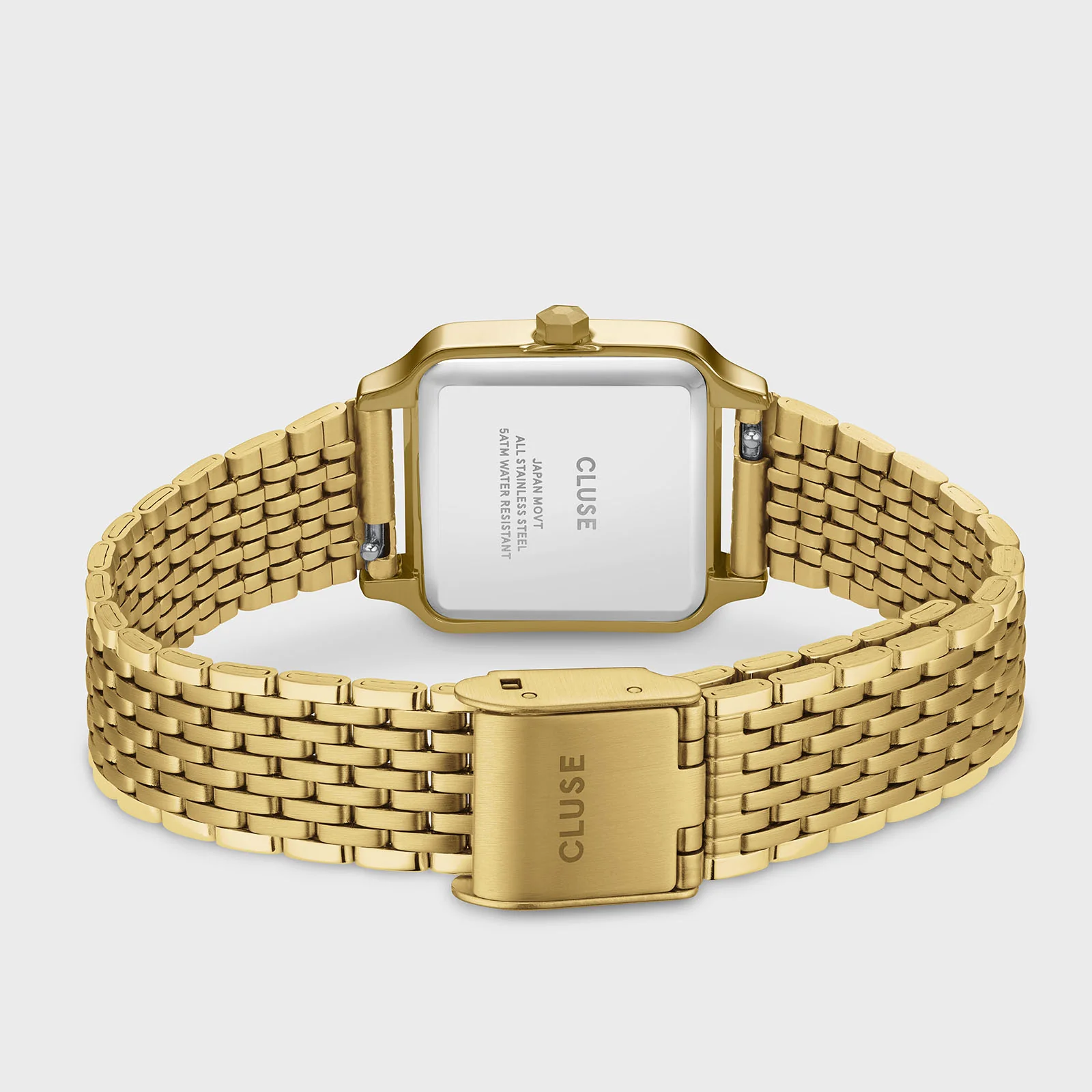 Gracieuse Petite Watch Steel, Rainbow stones, Gold Colour - Image 4
