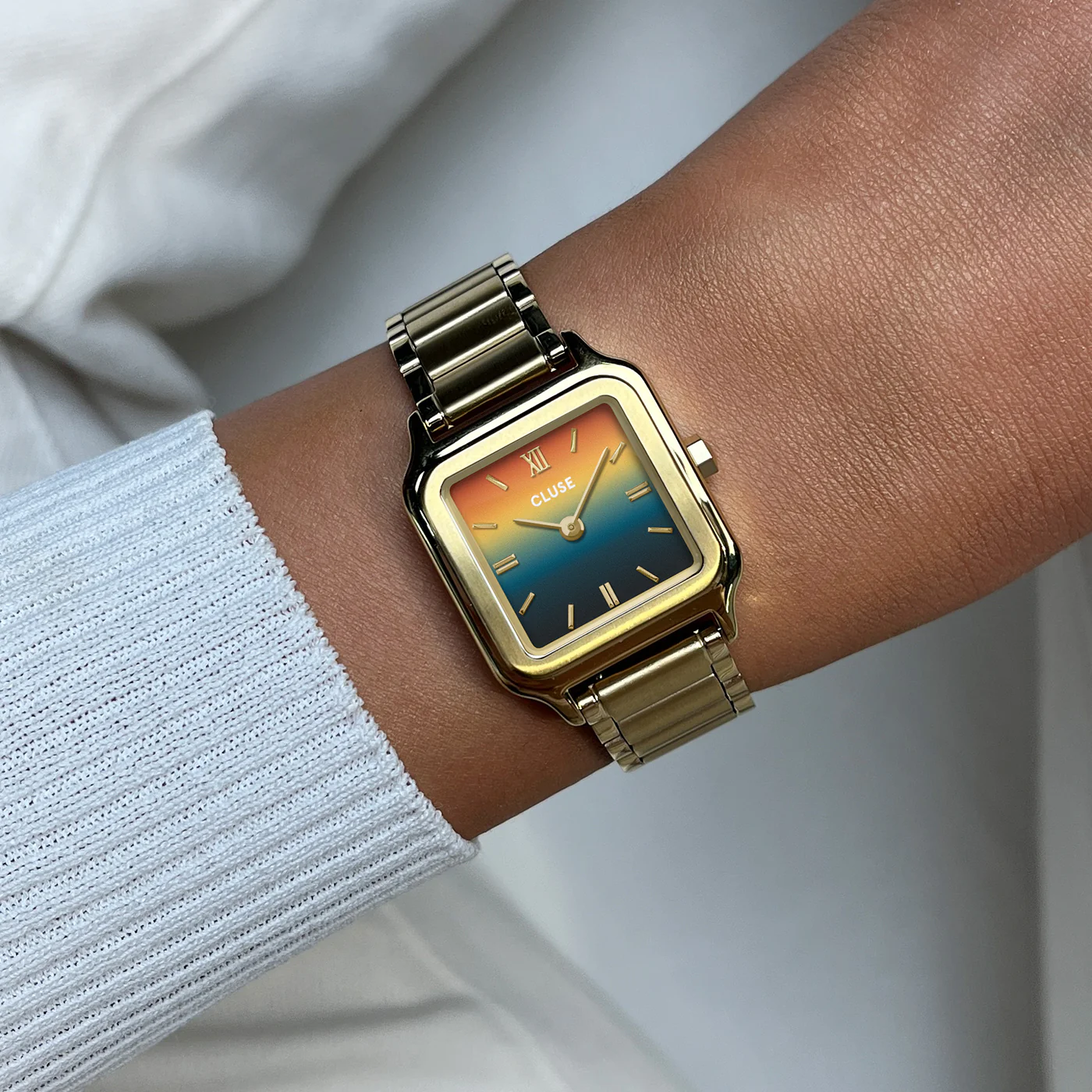 Gracieuse Petite Watch Steel, Sunset, Gold Colour - Image 2