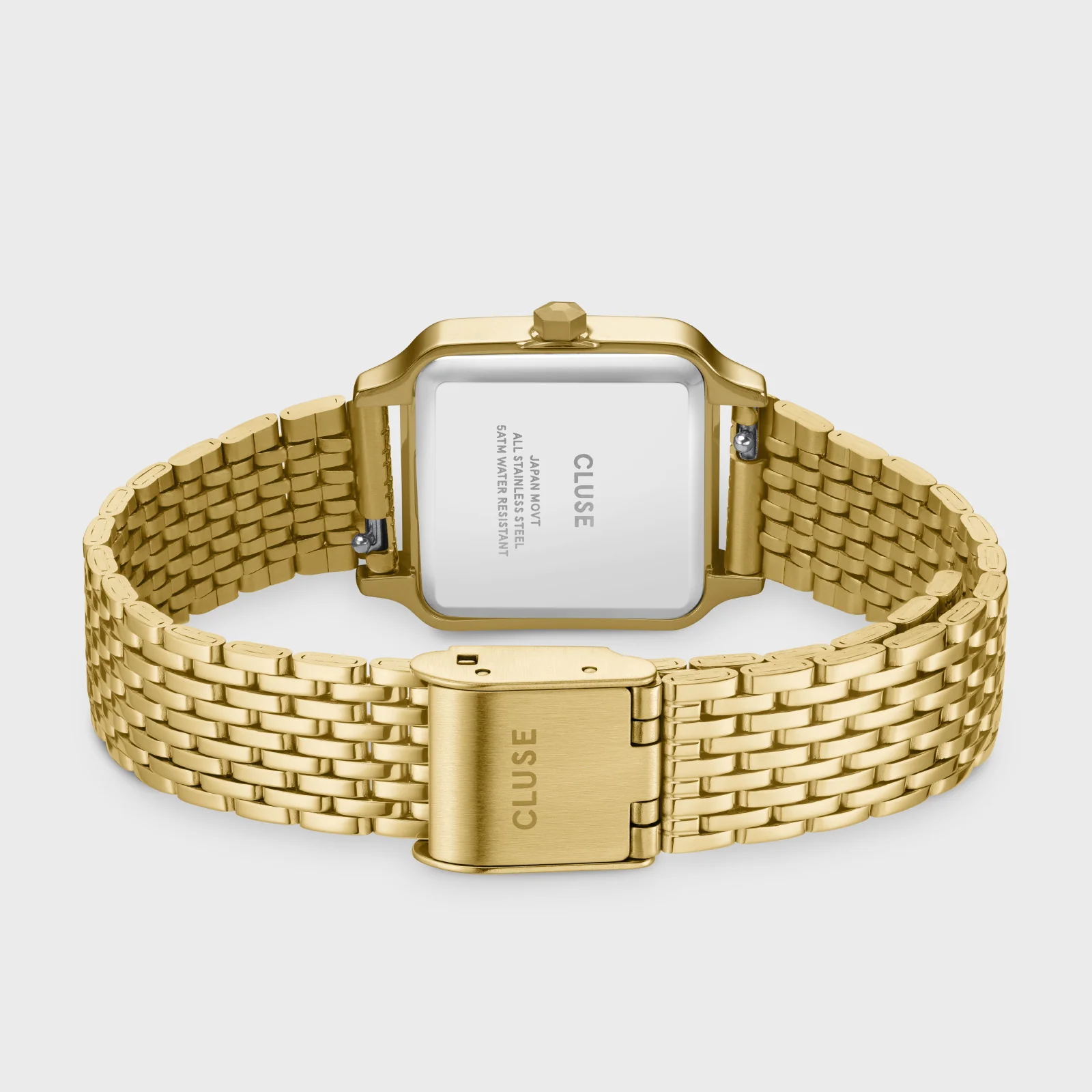 Gracieuse Petite Watch Steel, White, Gold Colour - Image 4