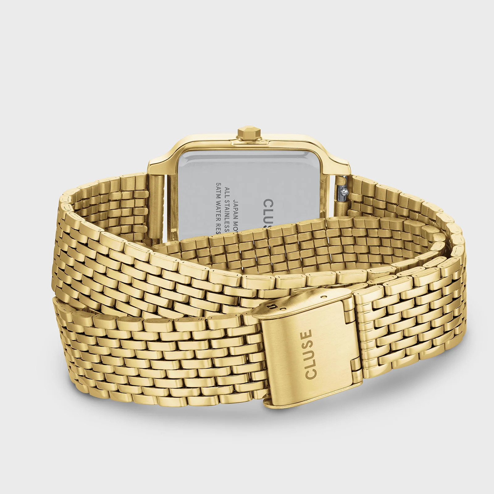 Gracieuse Watch Double Steel, Wine, Gold Colour - Image 4