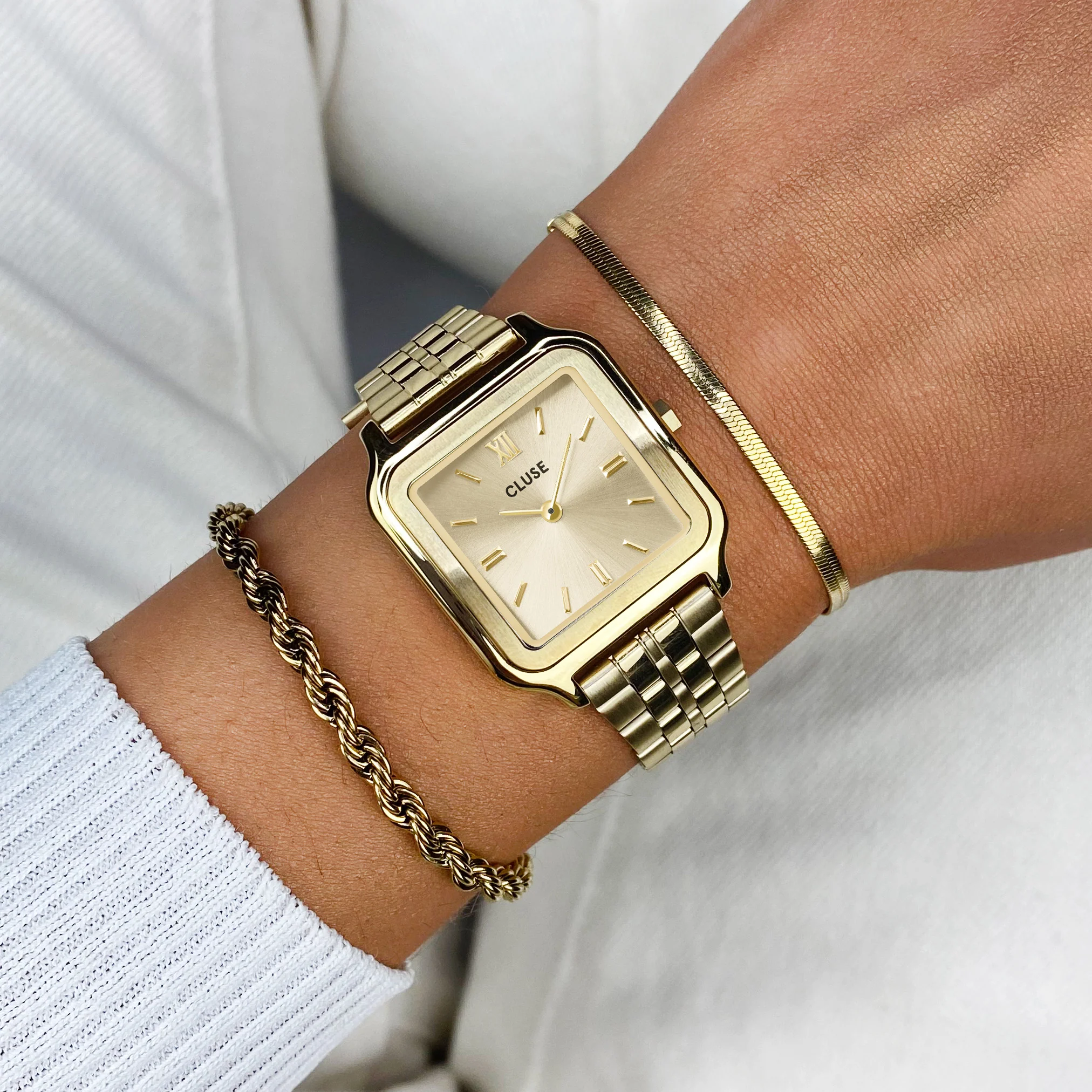 Gracieuse Watch Steel, Full Gold Colour - Image 2