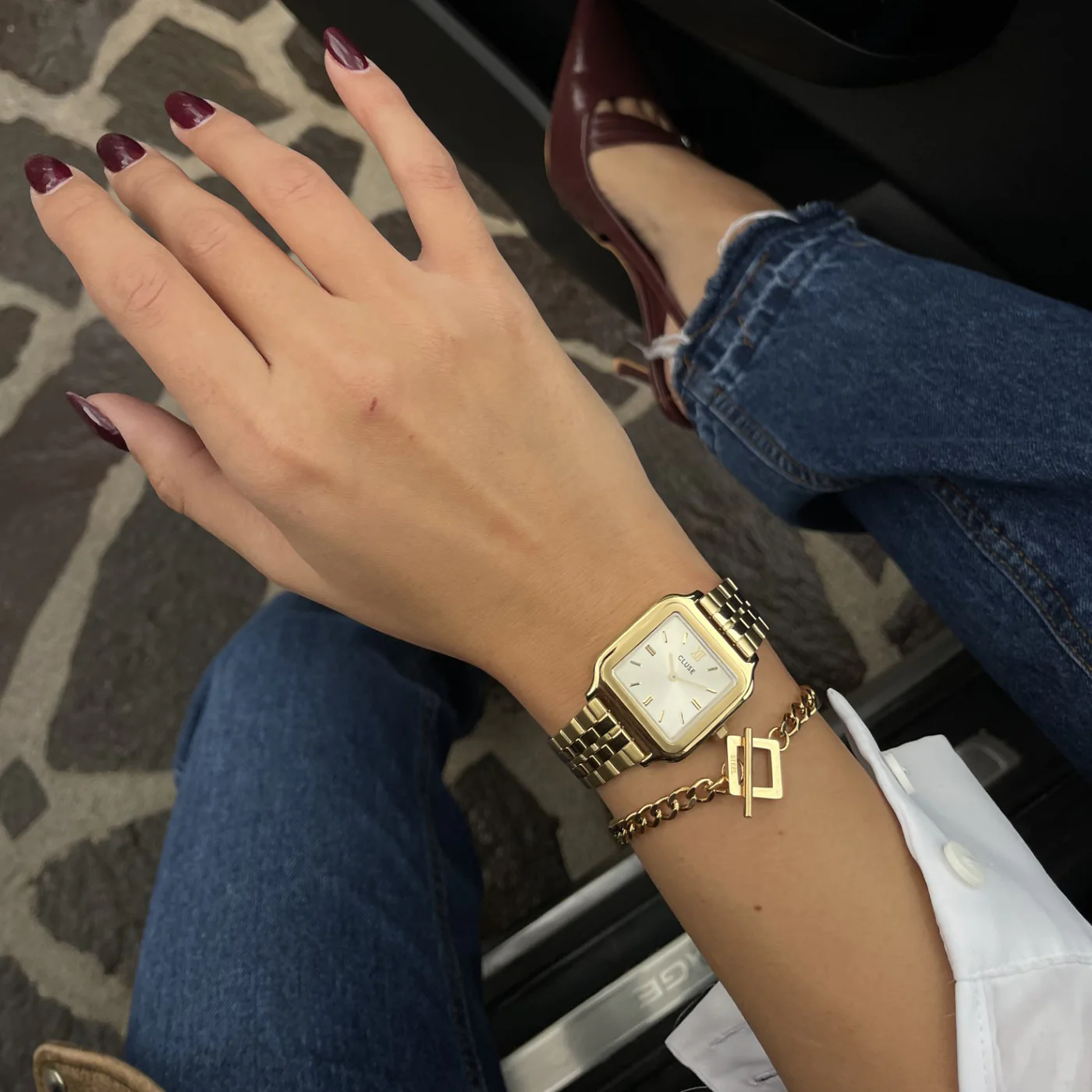 Gracieuse Watch Steel, Full Gold Colour - Image 7