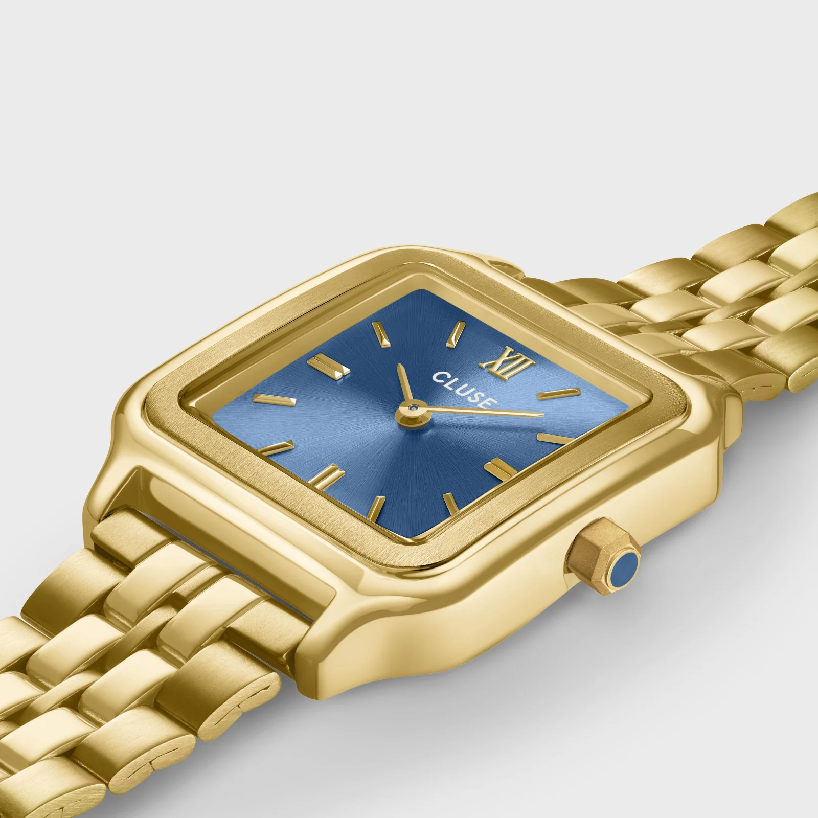 Gracieuse Watch Steel, Kyanite Blue, Gold Colour - Image 3