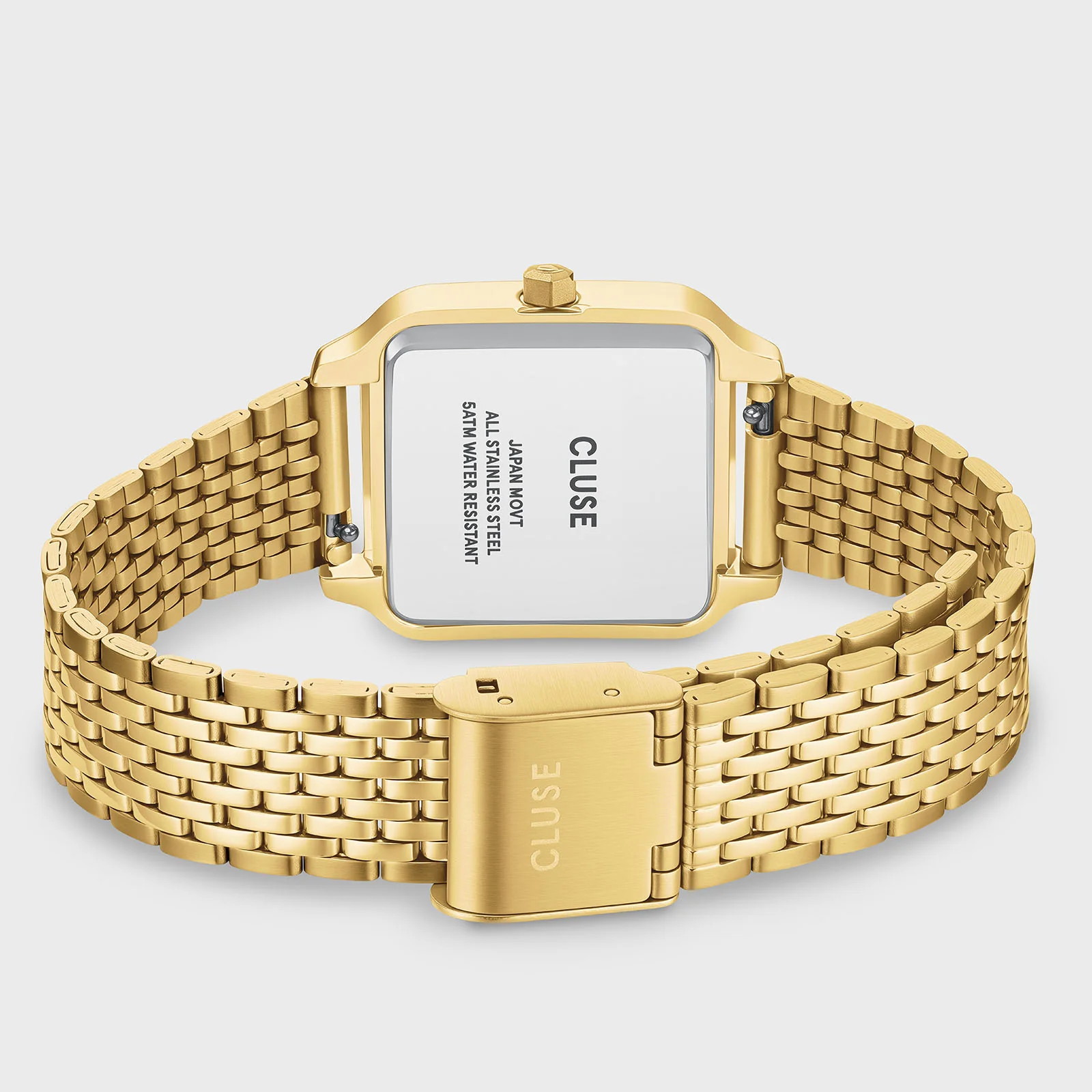 Gracieuse Watch Steel, Lace Textured, Gold Colour - Image 4