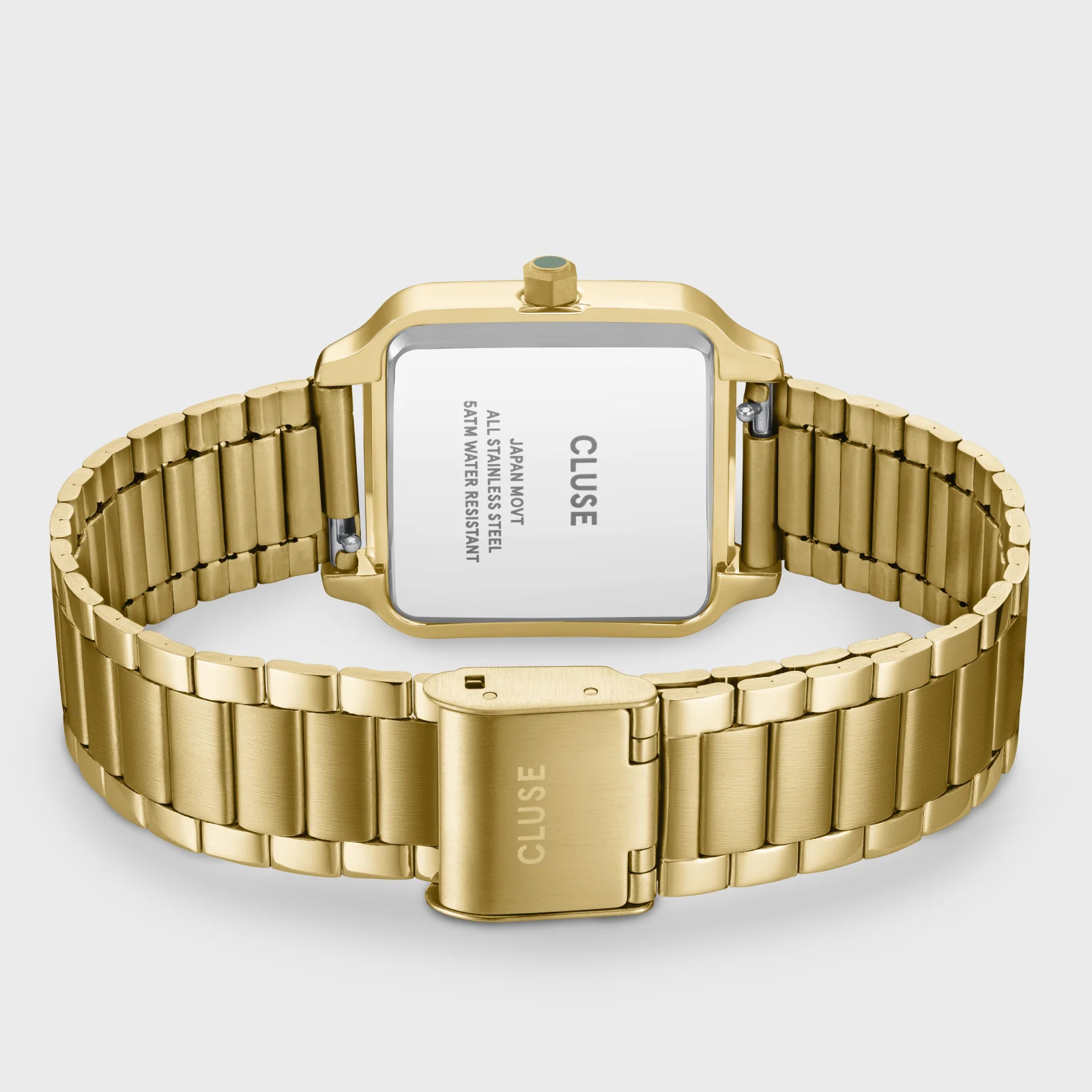Gracieuse Watch Steel, Sage Green, Gold Colour - Image 4