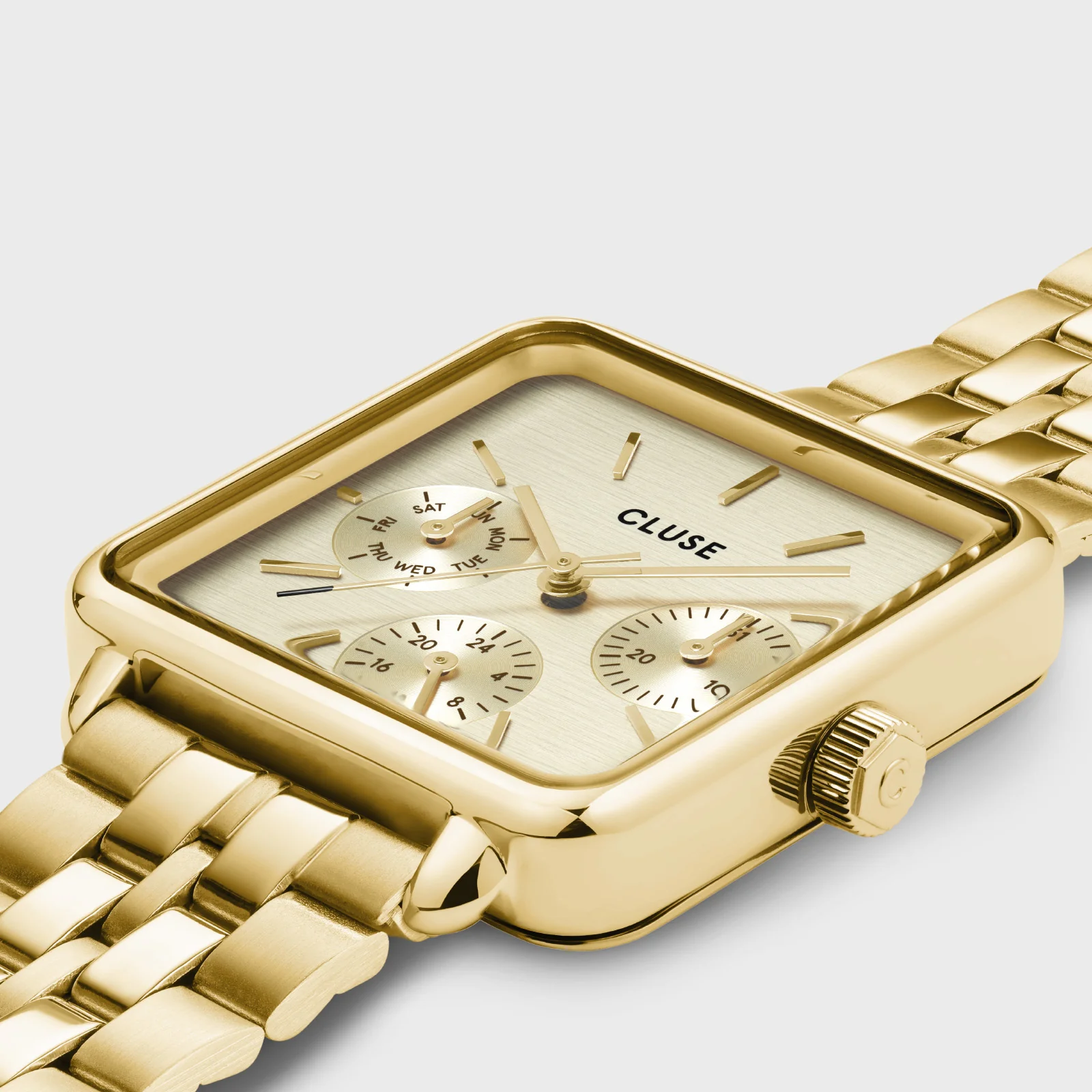 La Tétragone Multifunction Watch Steel, Full Gold Colour - Image 3
