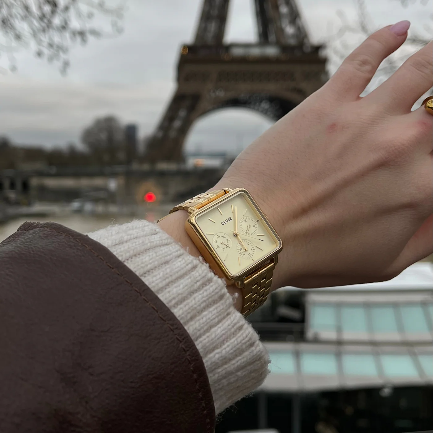 La Tétragone Multifunction Watch Steel, Full Gold Colour - Image 6