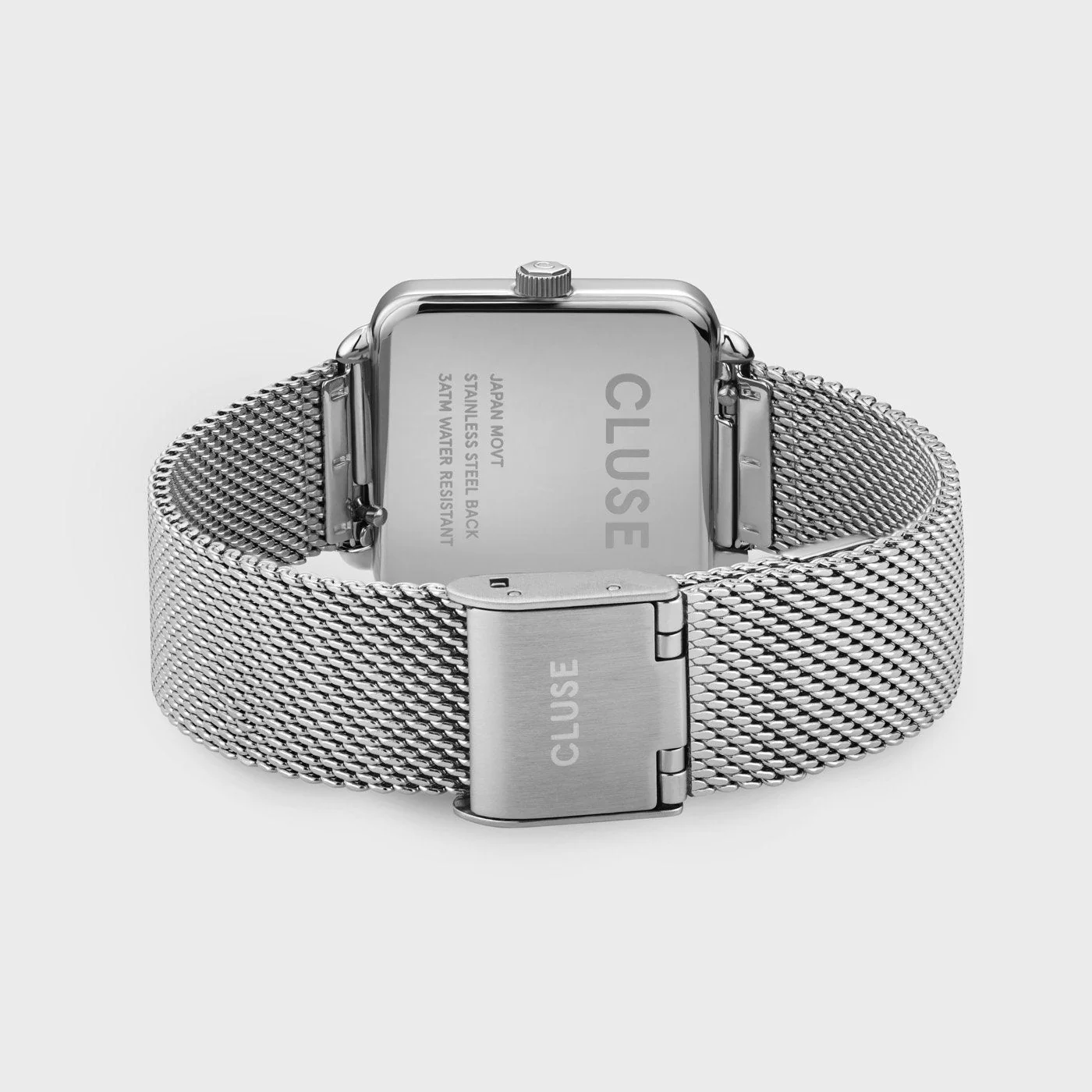 La Tétragone Watch Mesh, White, Silver Colour - Image 4