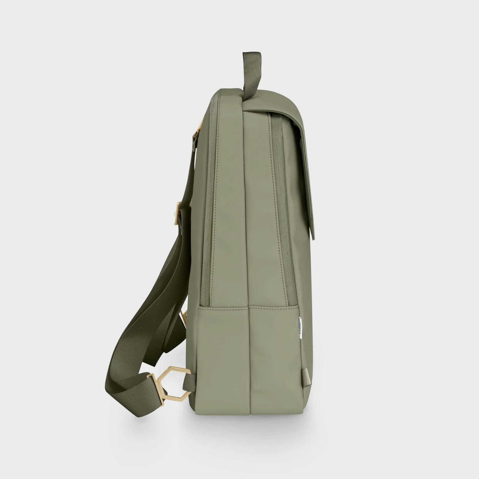 Le Réversible Backpack, Light Green Olive, Gold Colour - Image 5