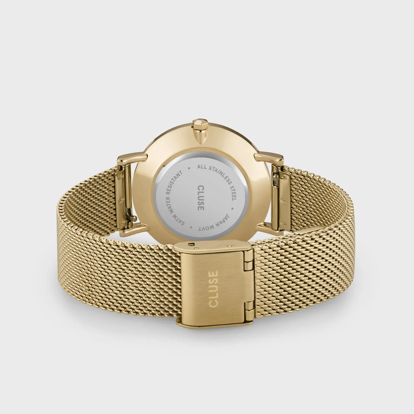 Minuit Watch Mesh, Green, Gold Colour - Image 4