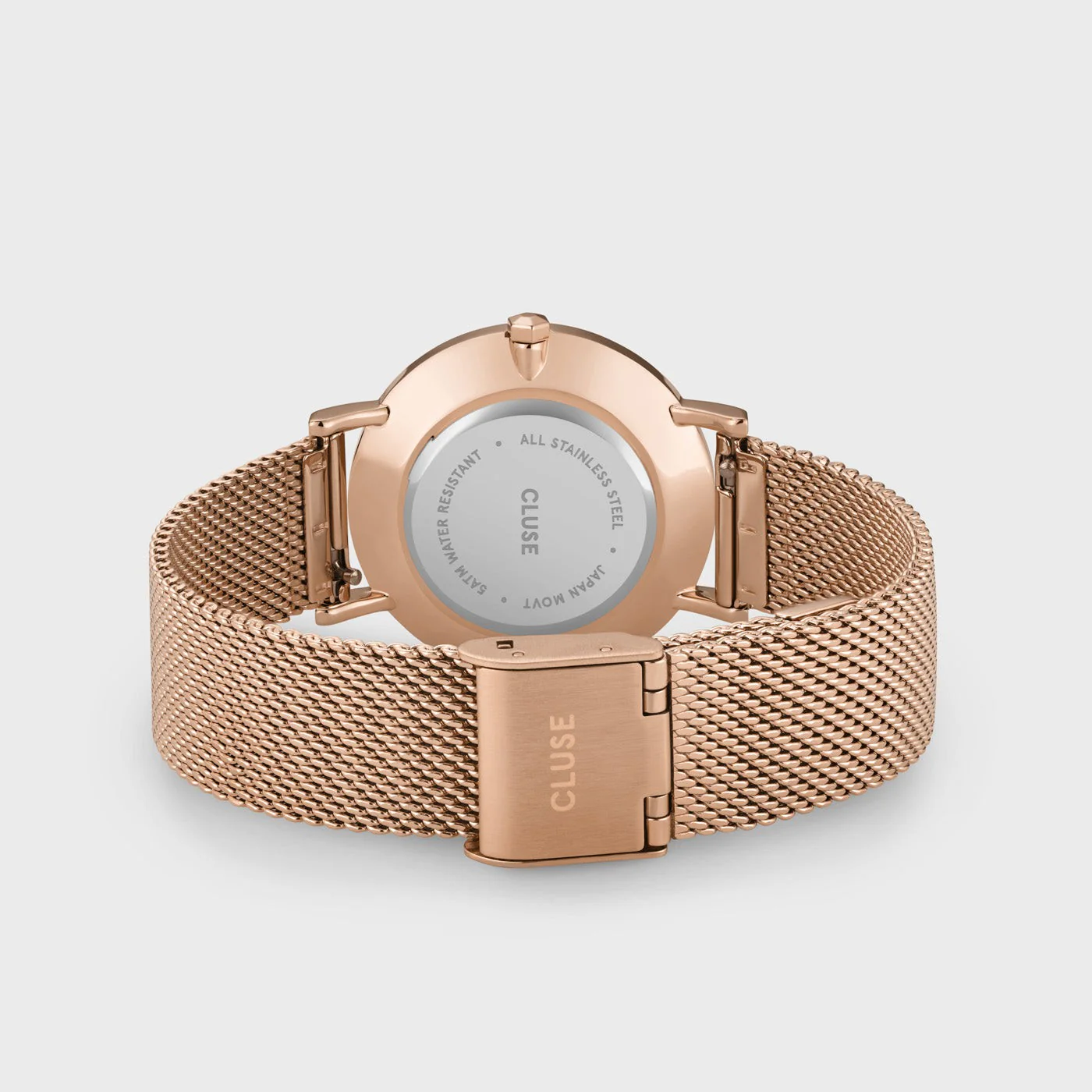 Minuit Watch Mesh, Grey, Rose Gold Colour - Image 4