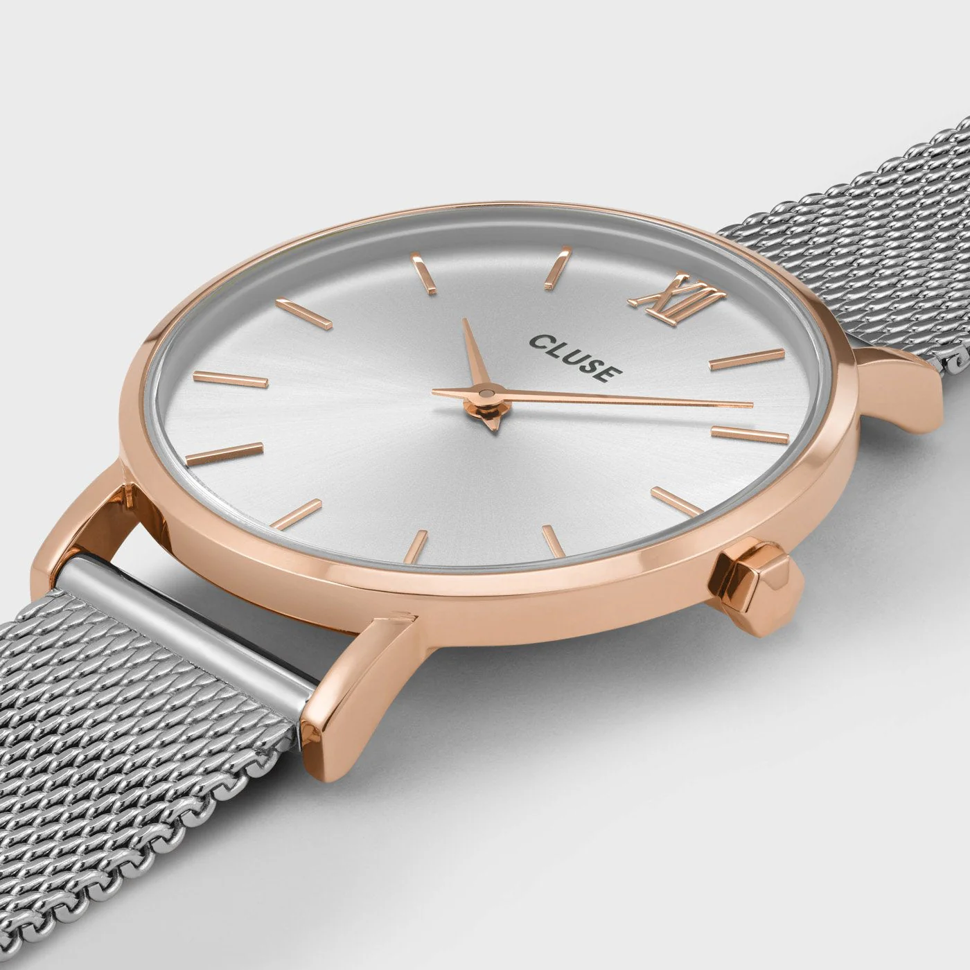 Minuit Watch Mesh, Rose Gold Colour, Two-Tone - Image 3